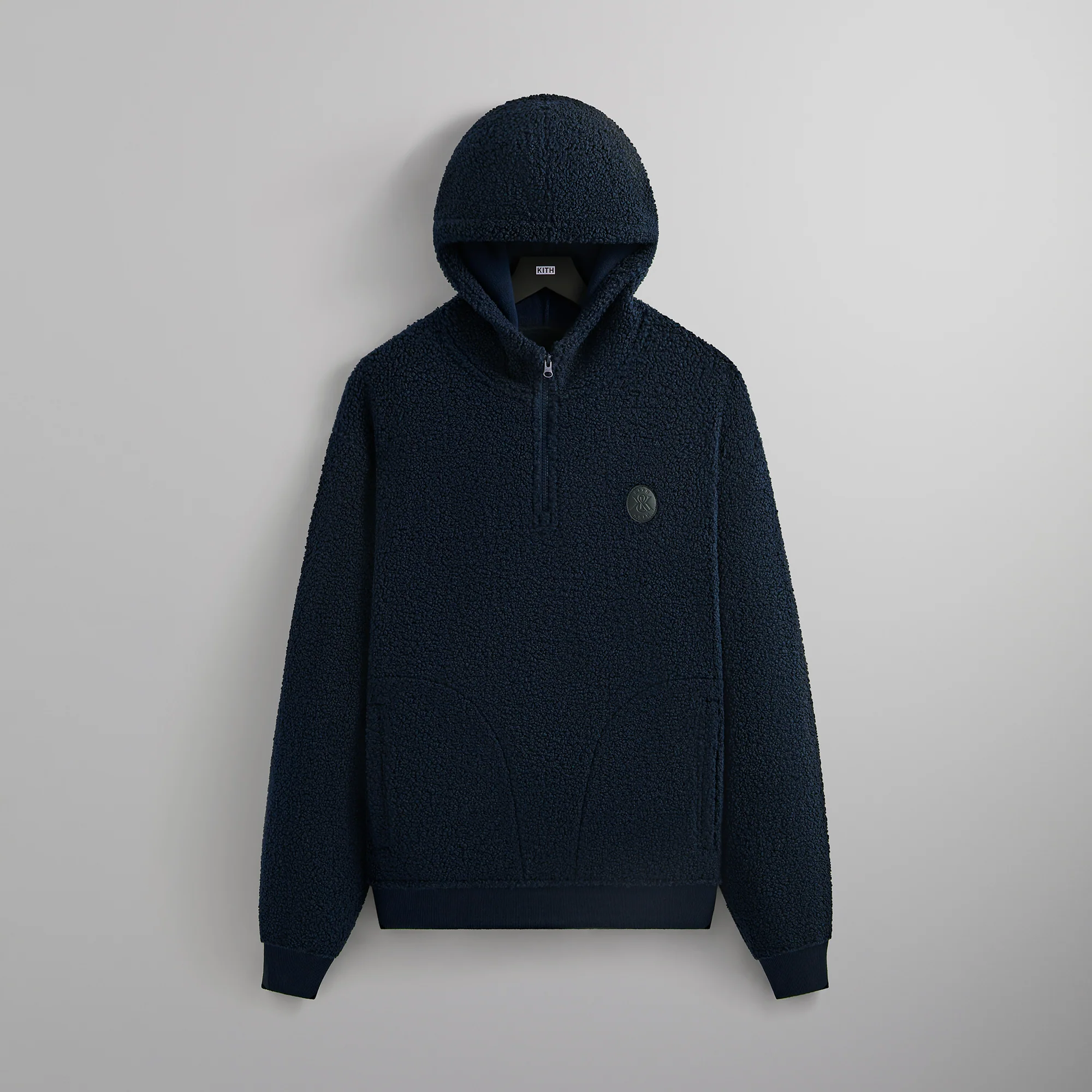 Kith Bonded Sherpa Coleman Quarter Zip Hoodie
