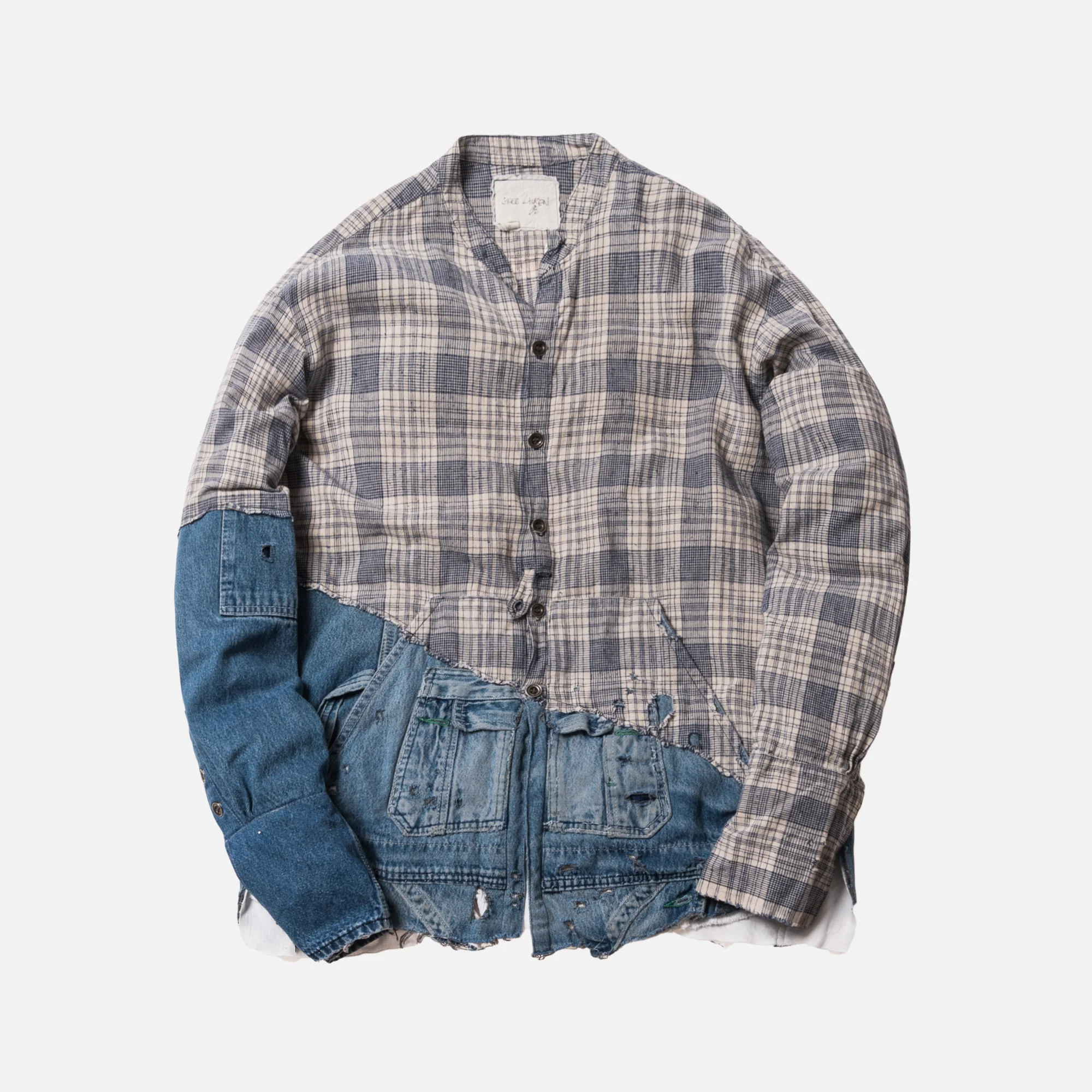 50/50 Ivory Homespun Vintage Denim Studio Shirt