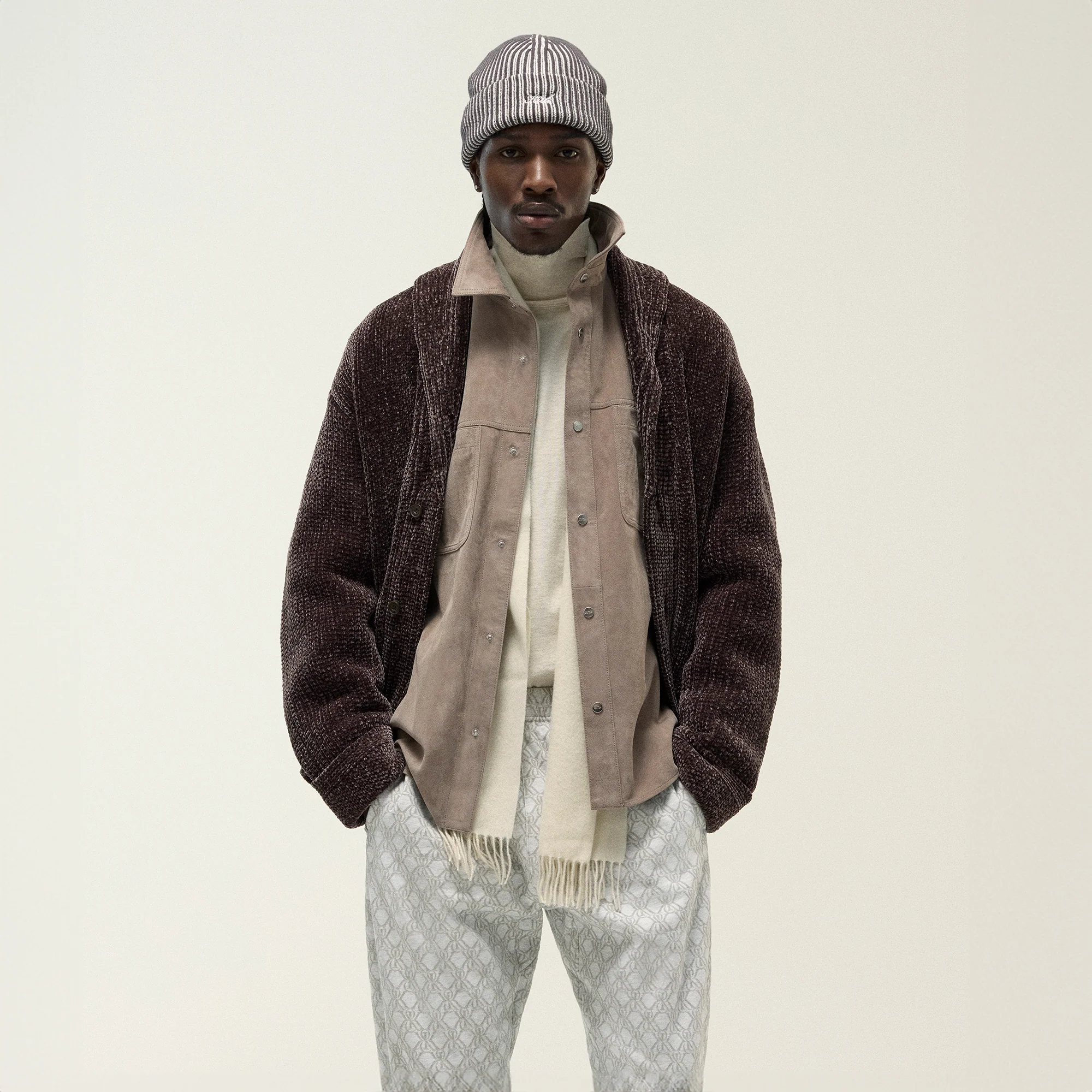 Kith Francis Chenille Shawl Collar Coat