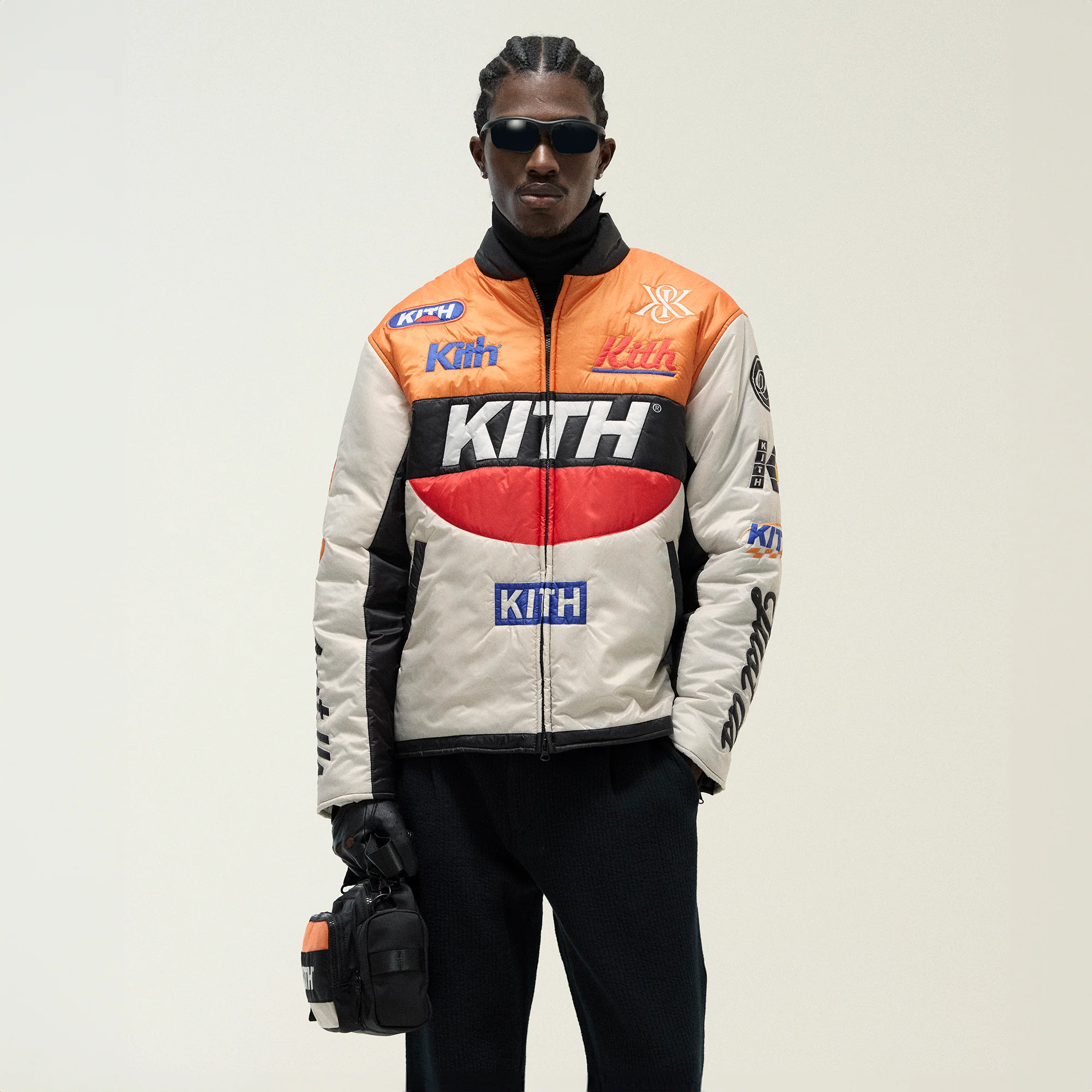 Kith Full Zip Brixton Puffed Shirt Jacket