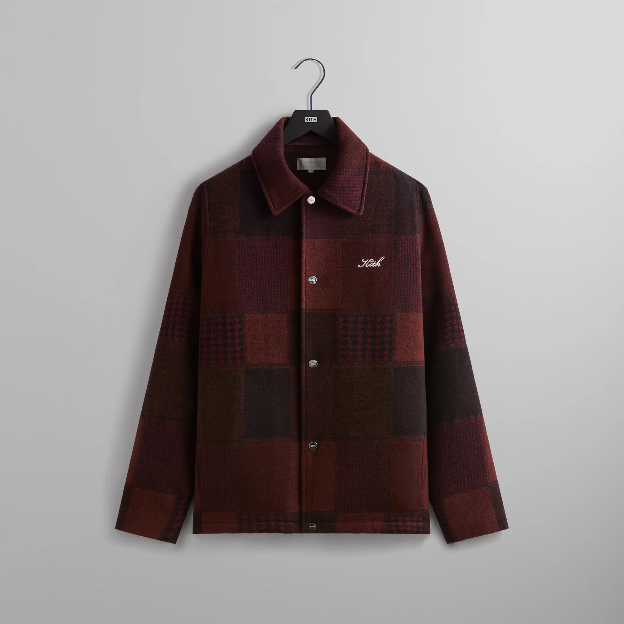 Kith Patchwork Wool Coaches Jacket