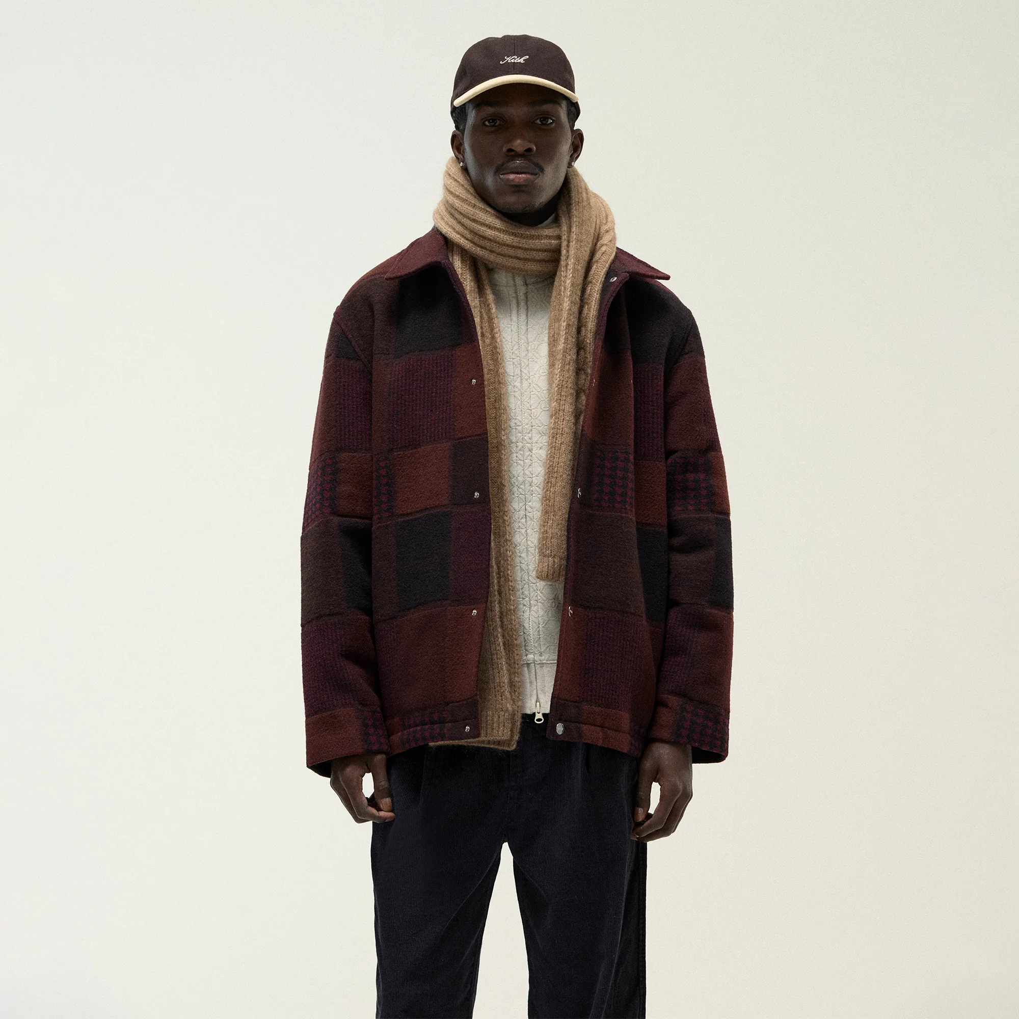 Kith Patchwork Wool Coaches Jacket