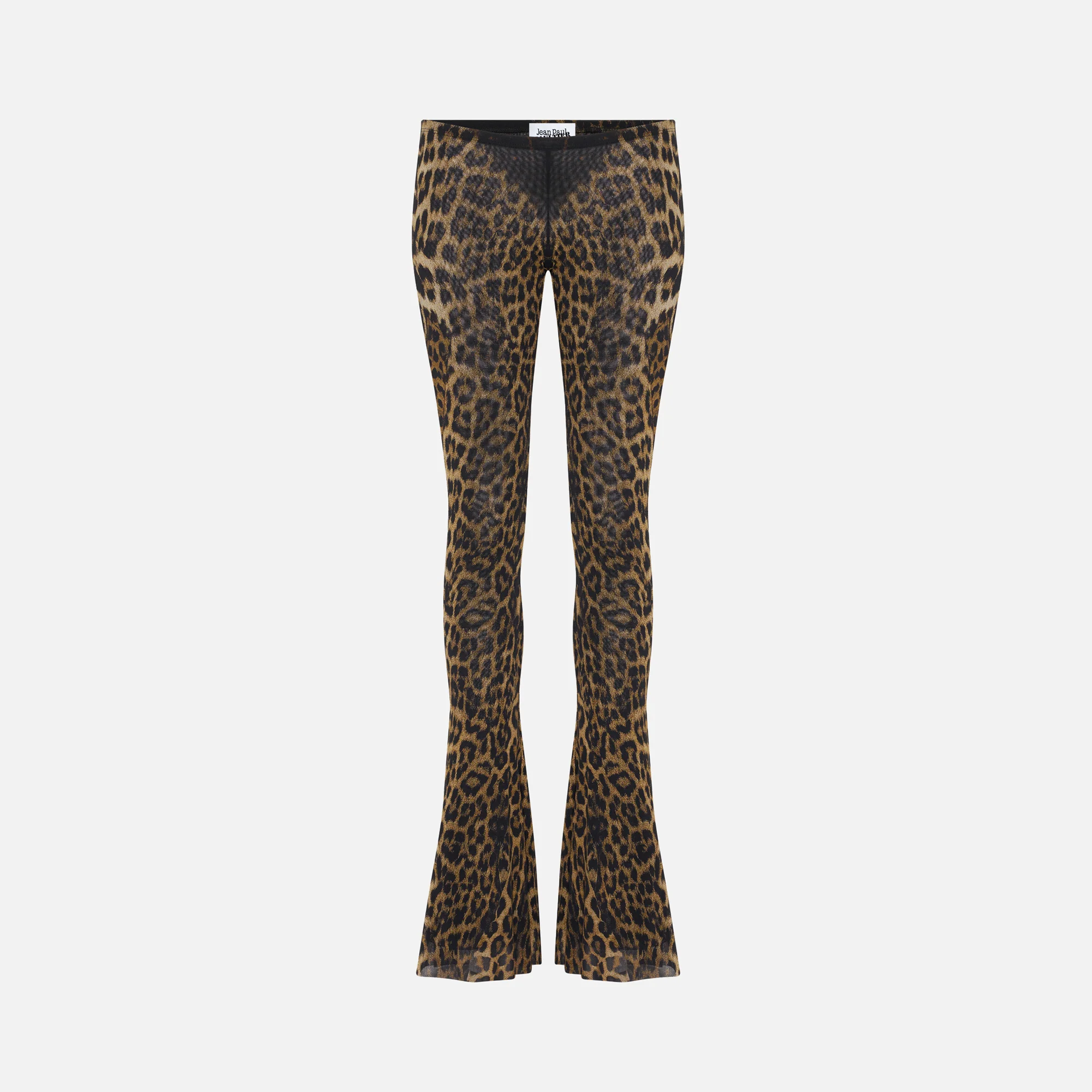 Mesh Printed Trouser with Lace