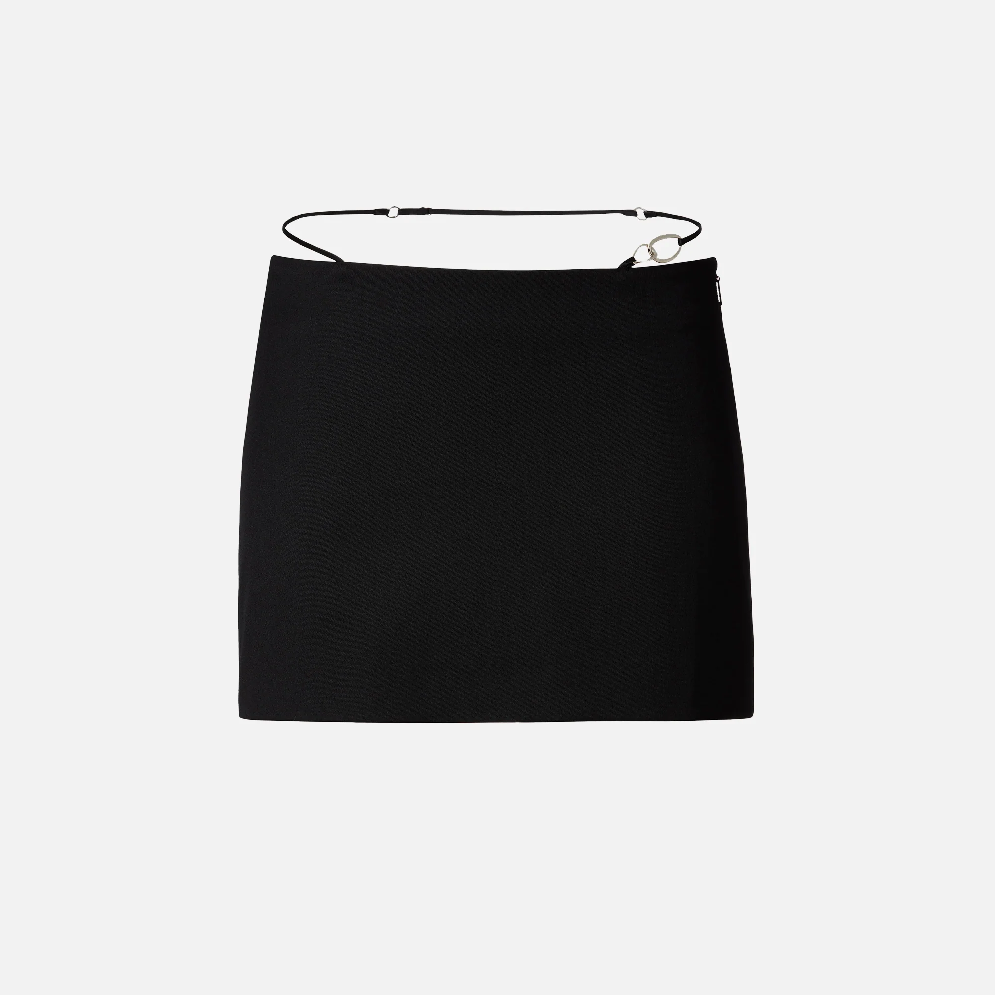 Micro Mini Wool Skirt