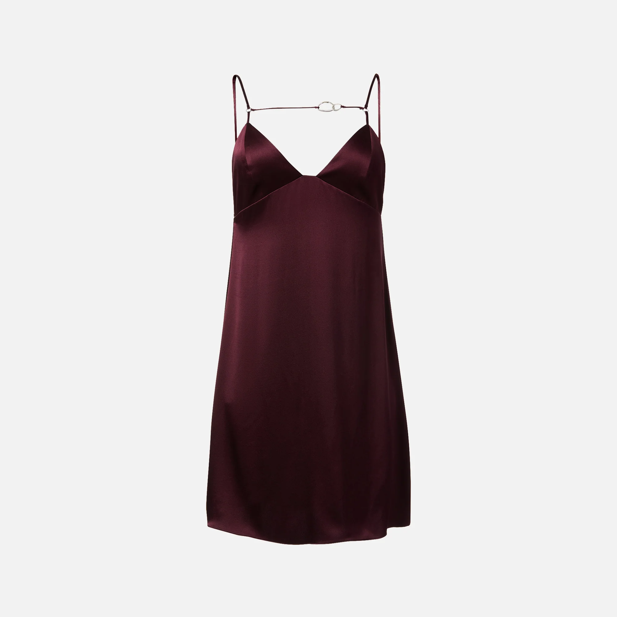 Silk Satin Mini Dress