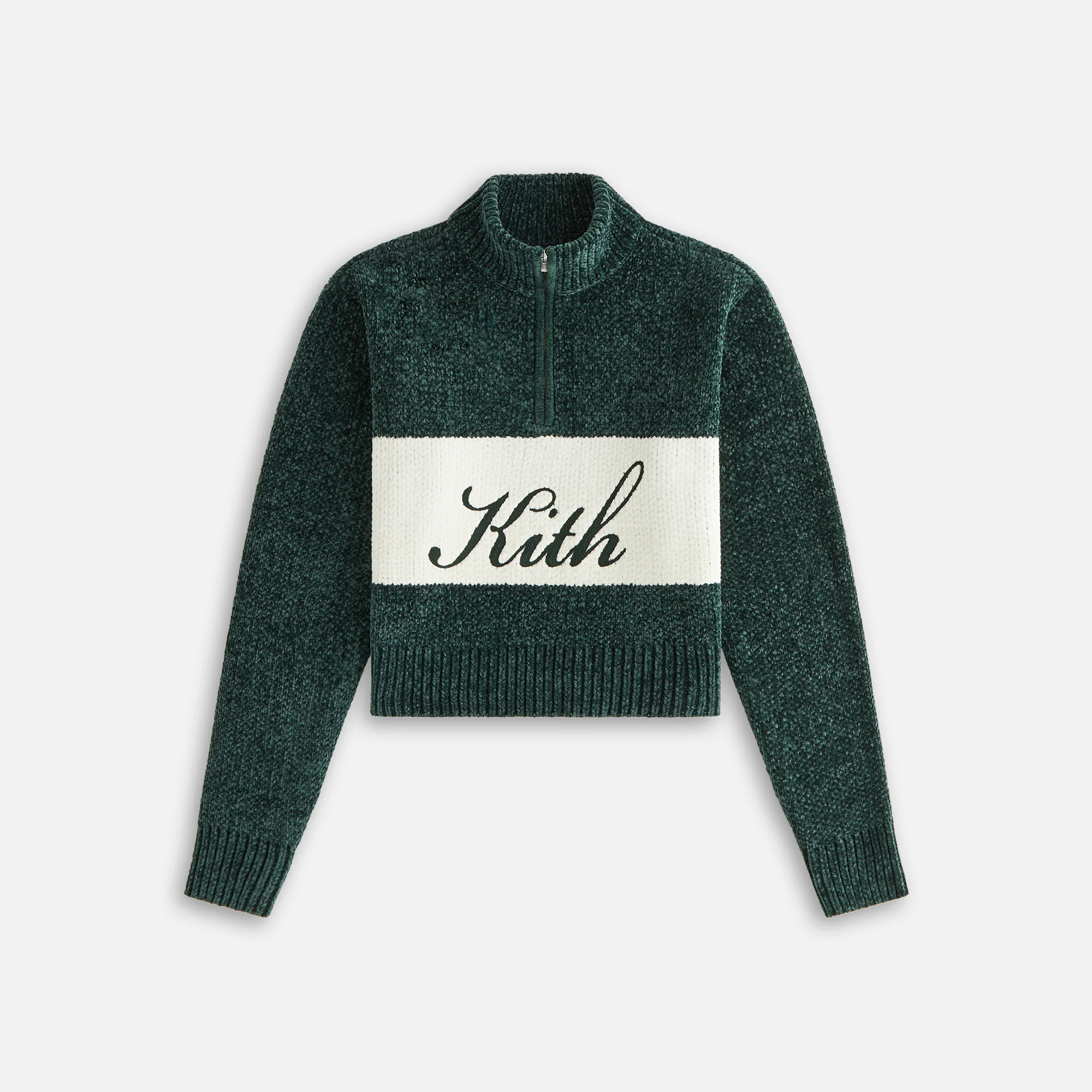 Kith Women Hunter II Chenille Script Quarter Zip