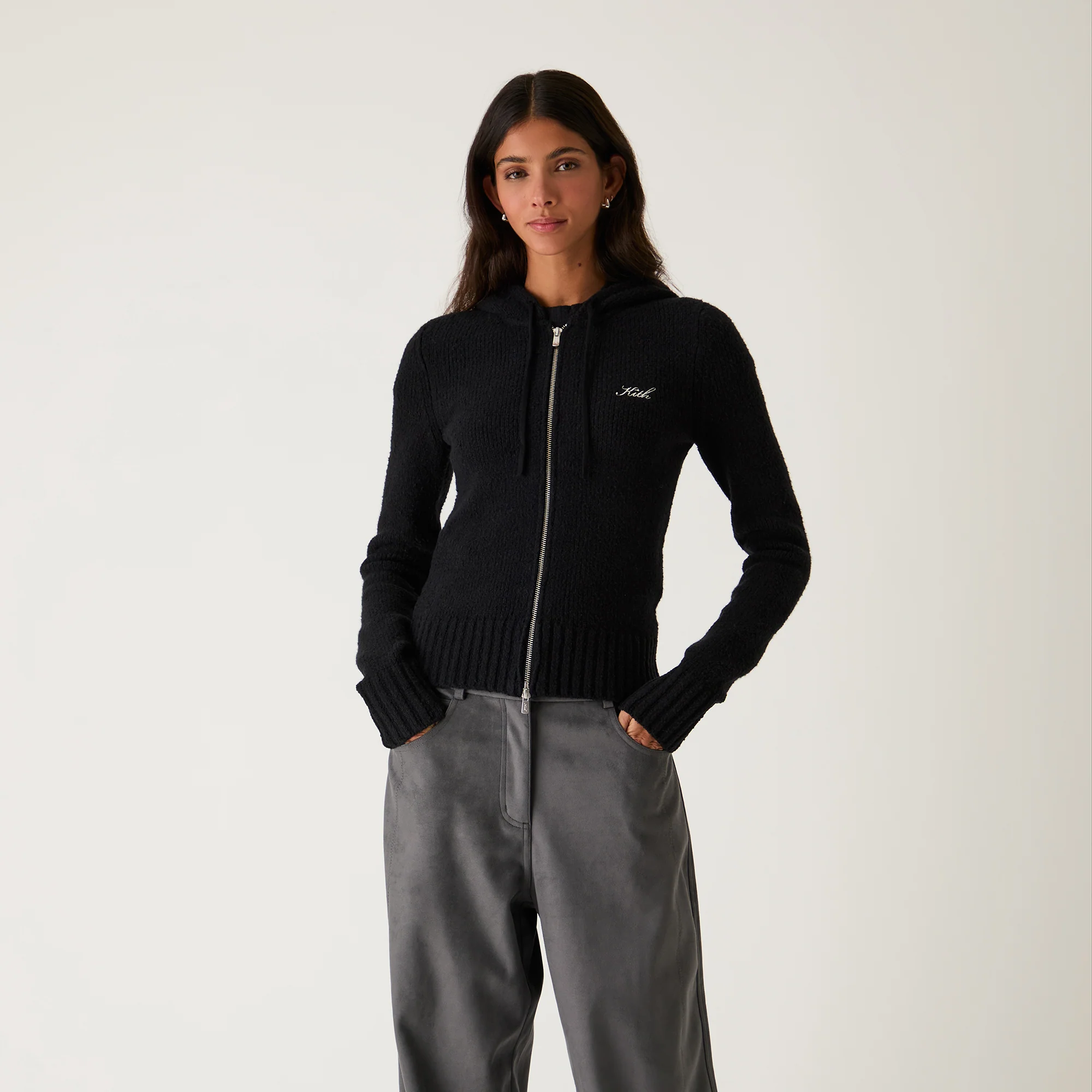 Kith Women Faryn Hooded Zip Sweater