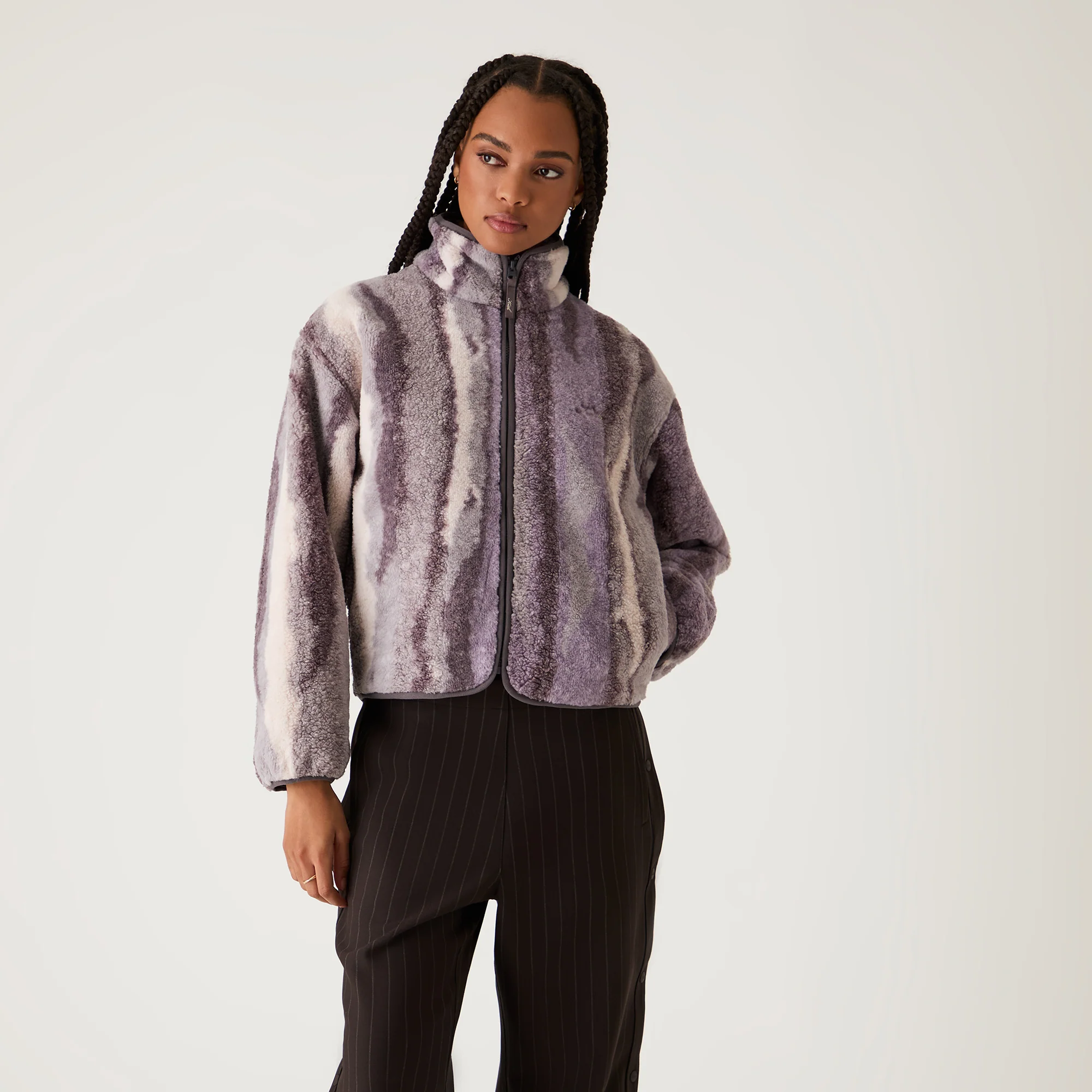 Kith Women Waverly II Jacquard Fur Jacket