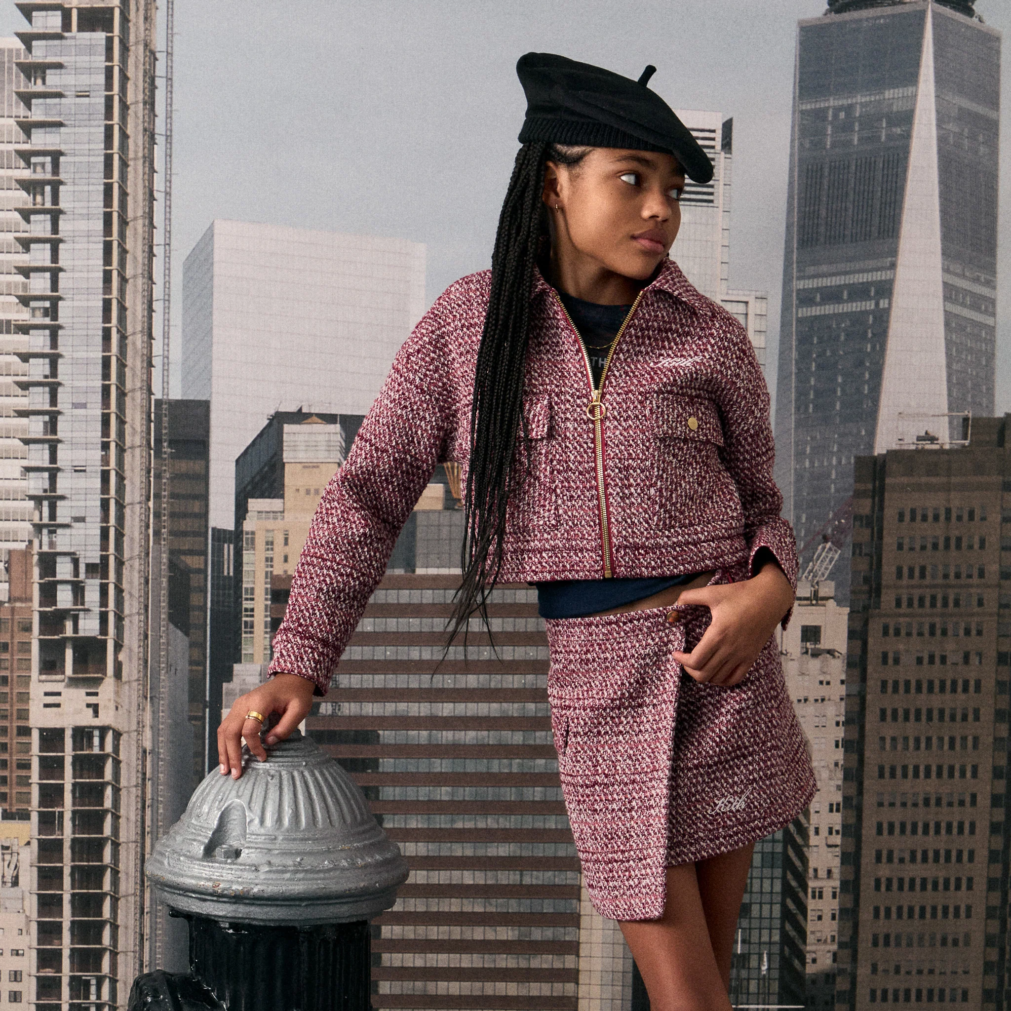 Kith Kids Tweed Phoebe Jacket