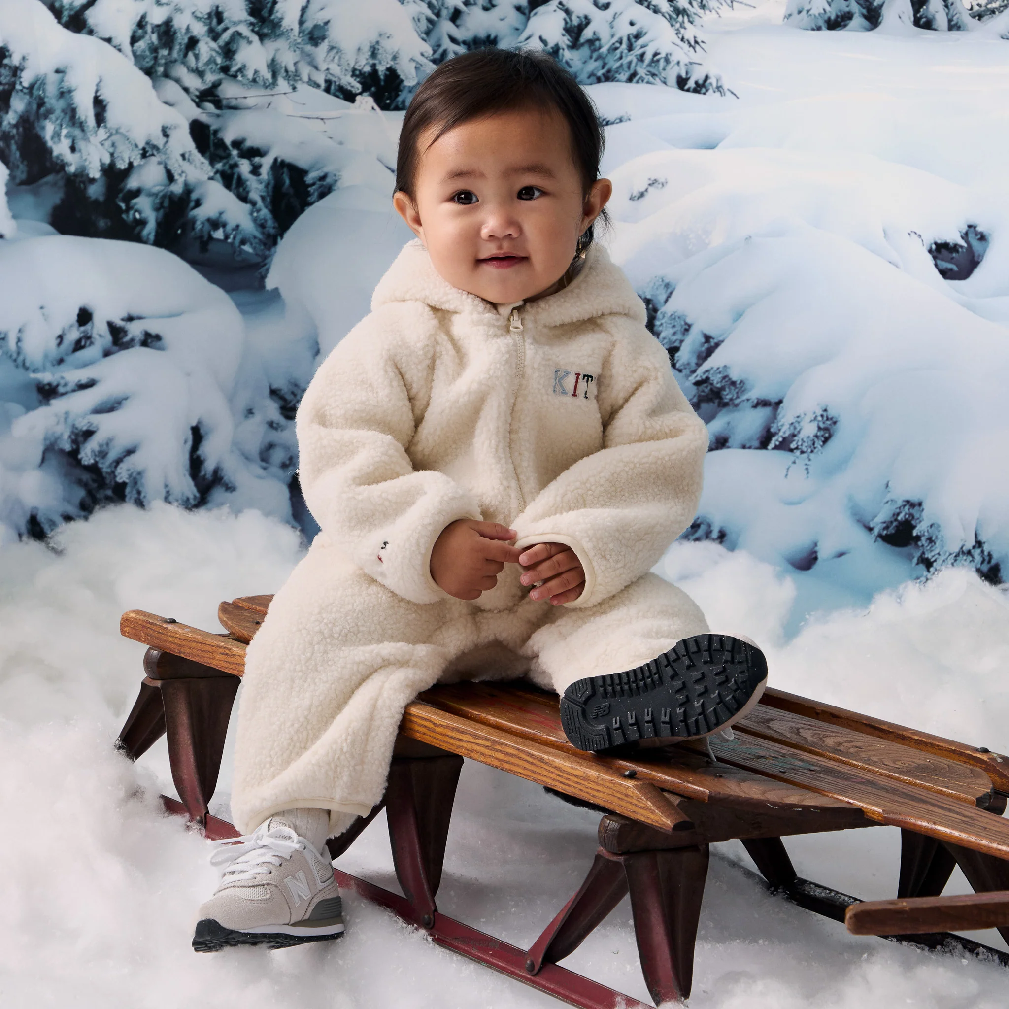 Kith Baby New York to the World Sherpa Coverall