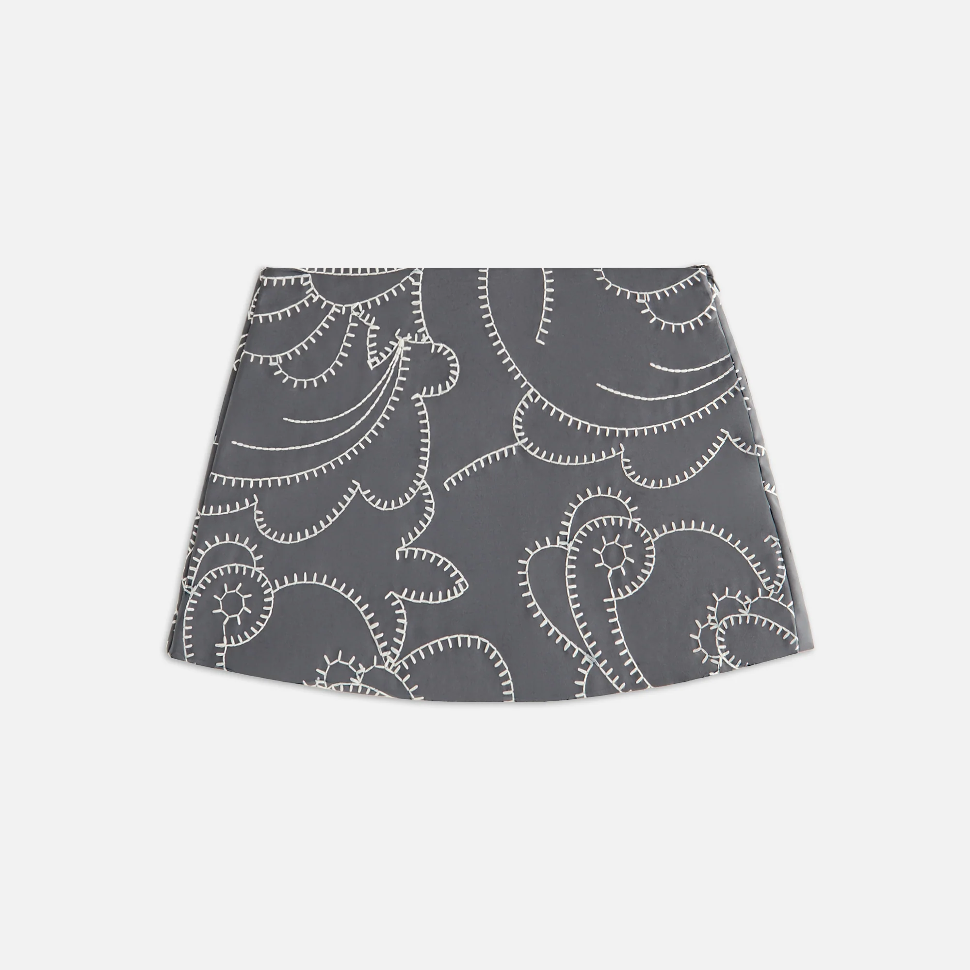 Kith Women Ashtyn Blanket Stitch Mini Skirt