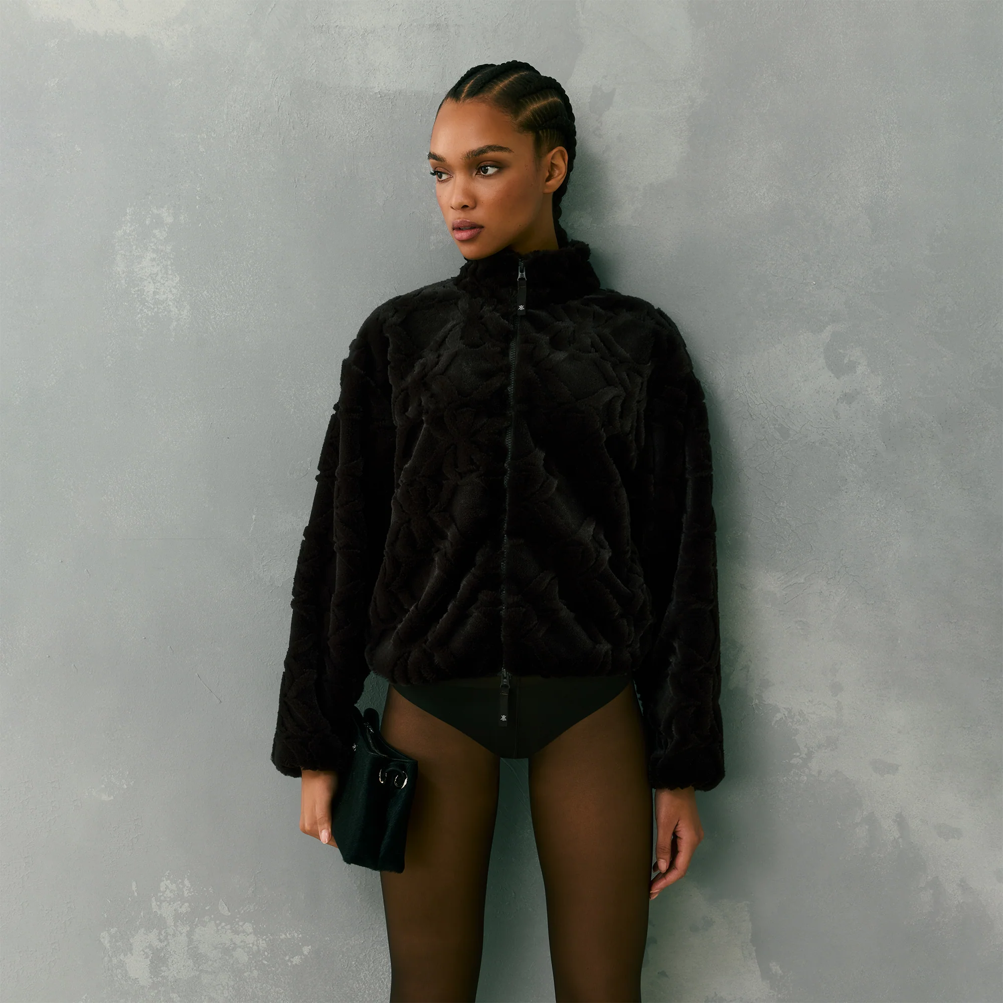 Kith Women Waverly II Crest Fur Jacket