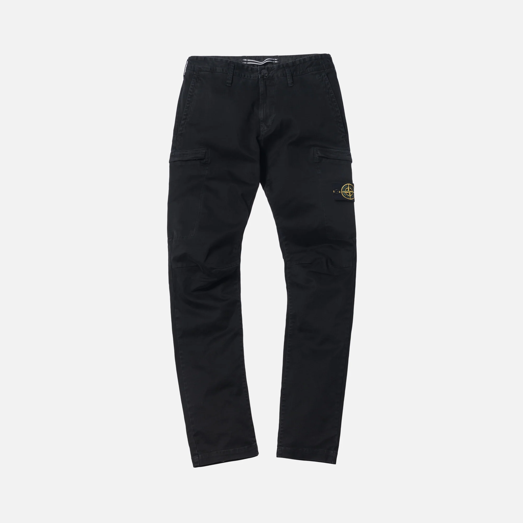 Broken Twill Stretch Cotton Slim Zip Cargo Pant
