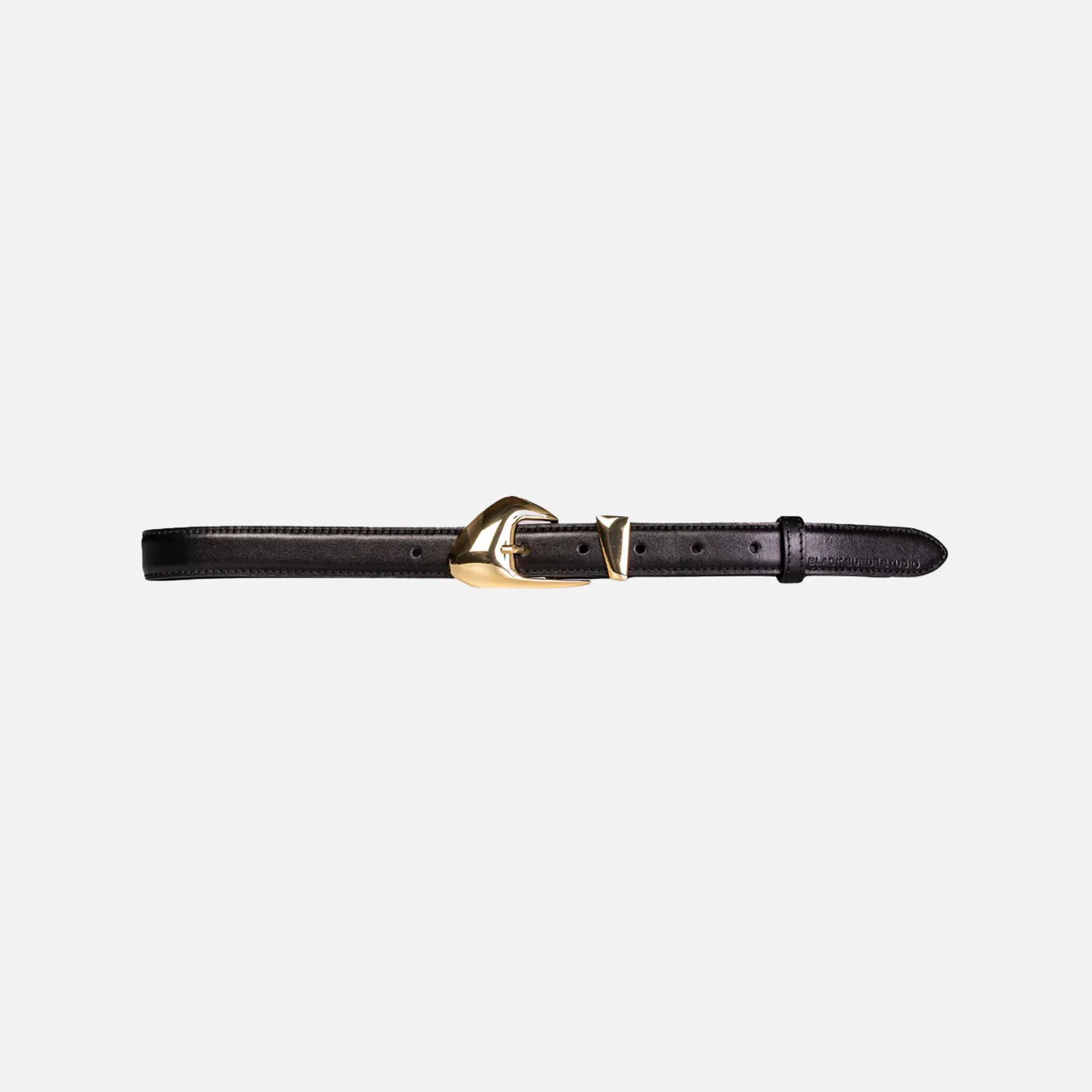 Slim Arrow Leather Belt