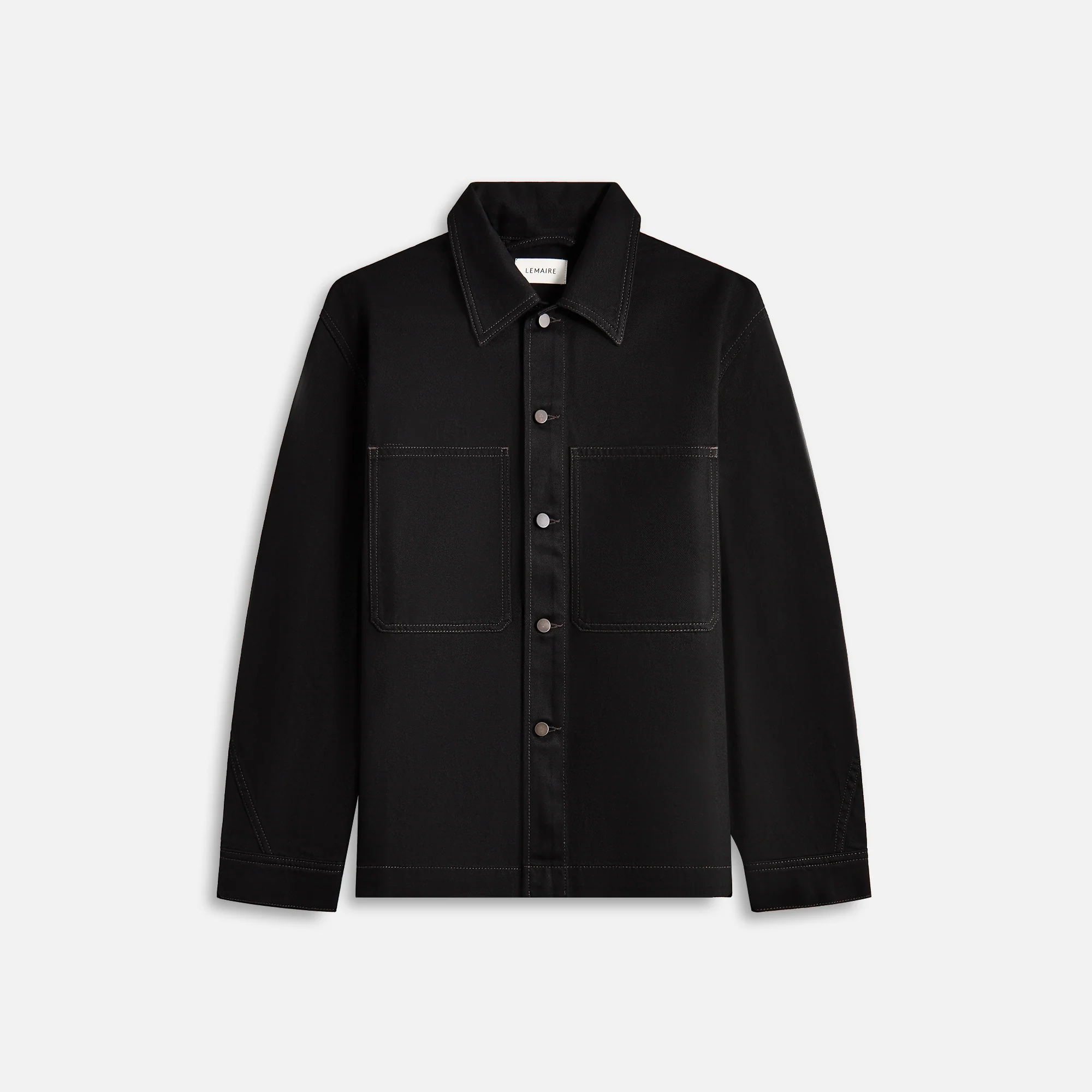 Twisted Sleeve Boxy Overshirt