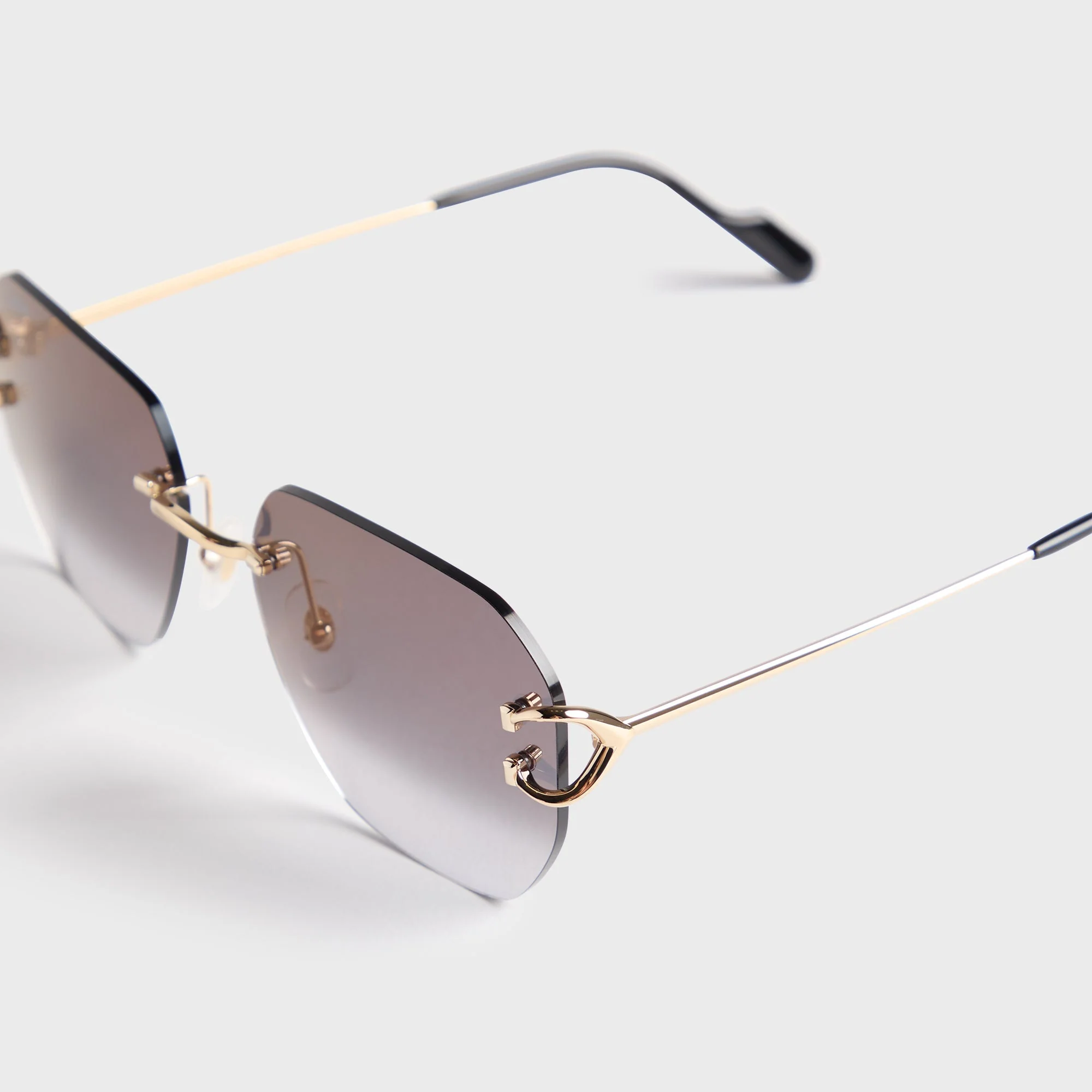 Rectangle 58 Sunglass Unisex Metal