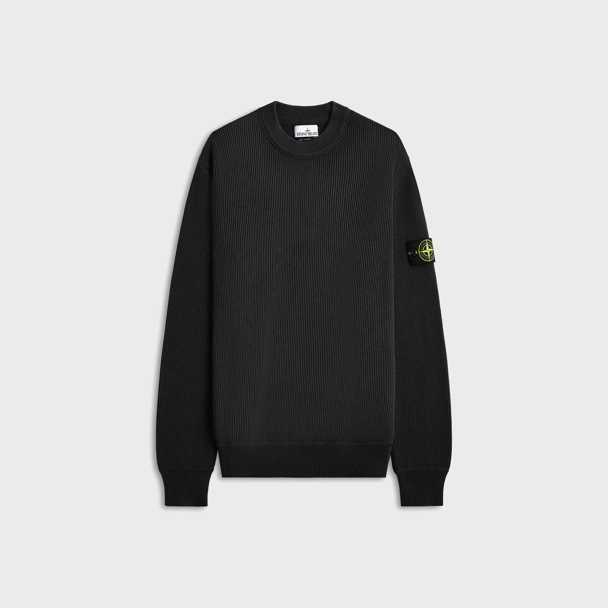 Ribbed Soft Cotton Crewneck
