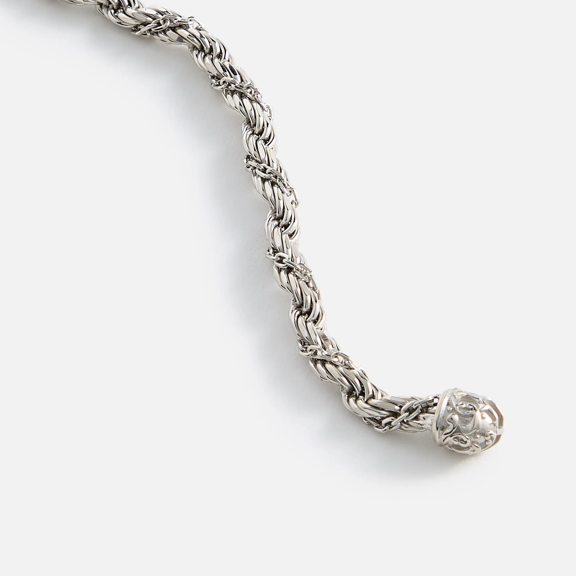 Wrapped Rope Chain Bracelet