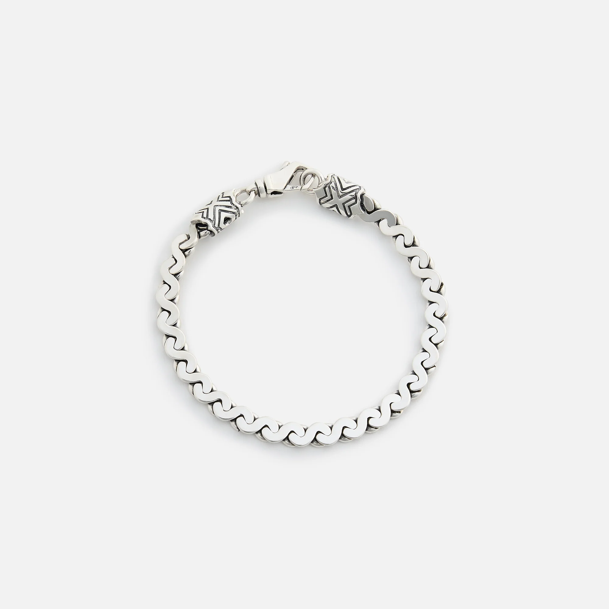 Infinity Loop S-link Chain Bracelet (Large)