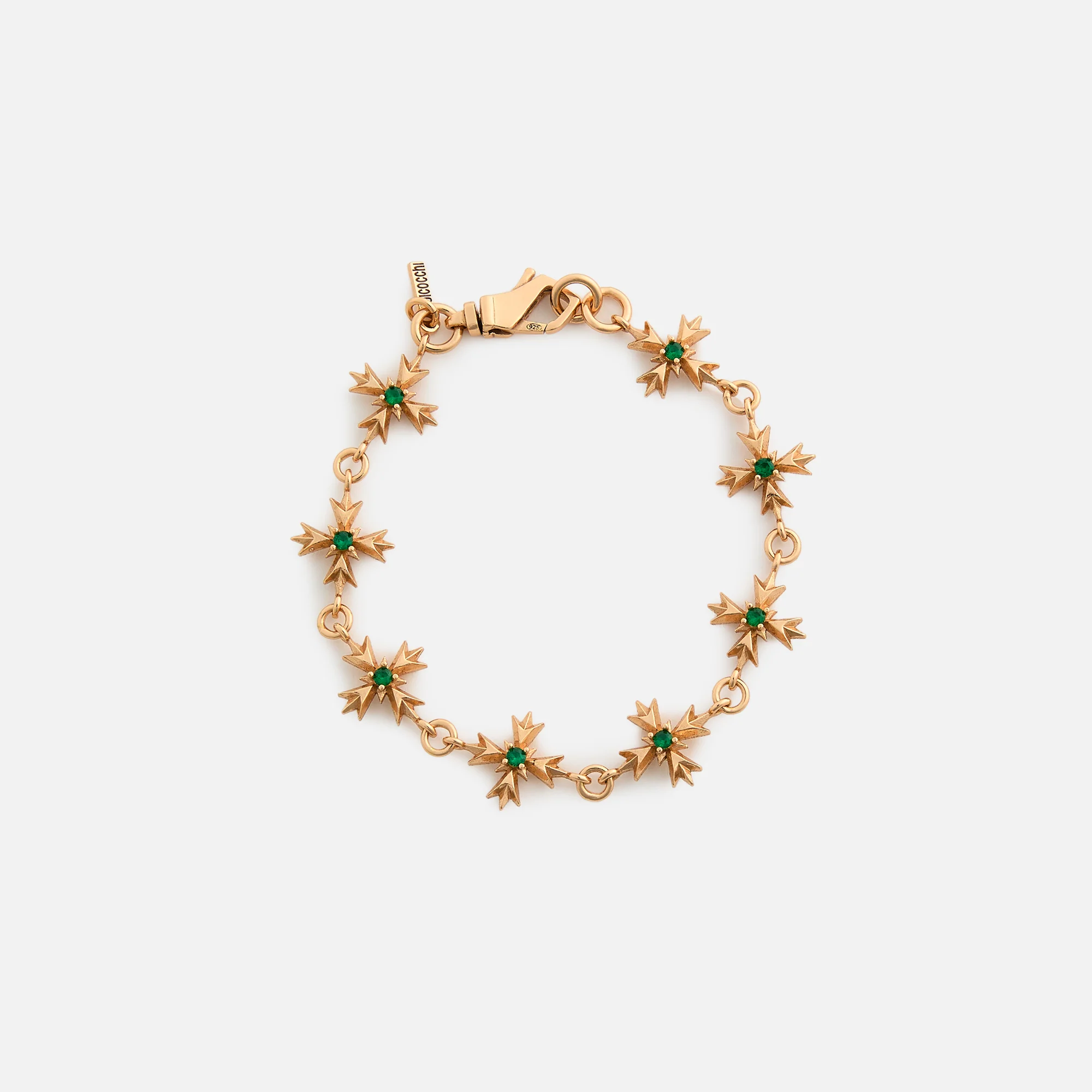 Green Zirconia Crest Bracelet