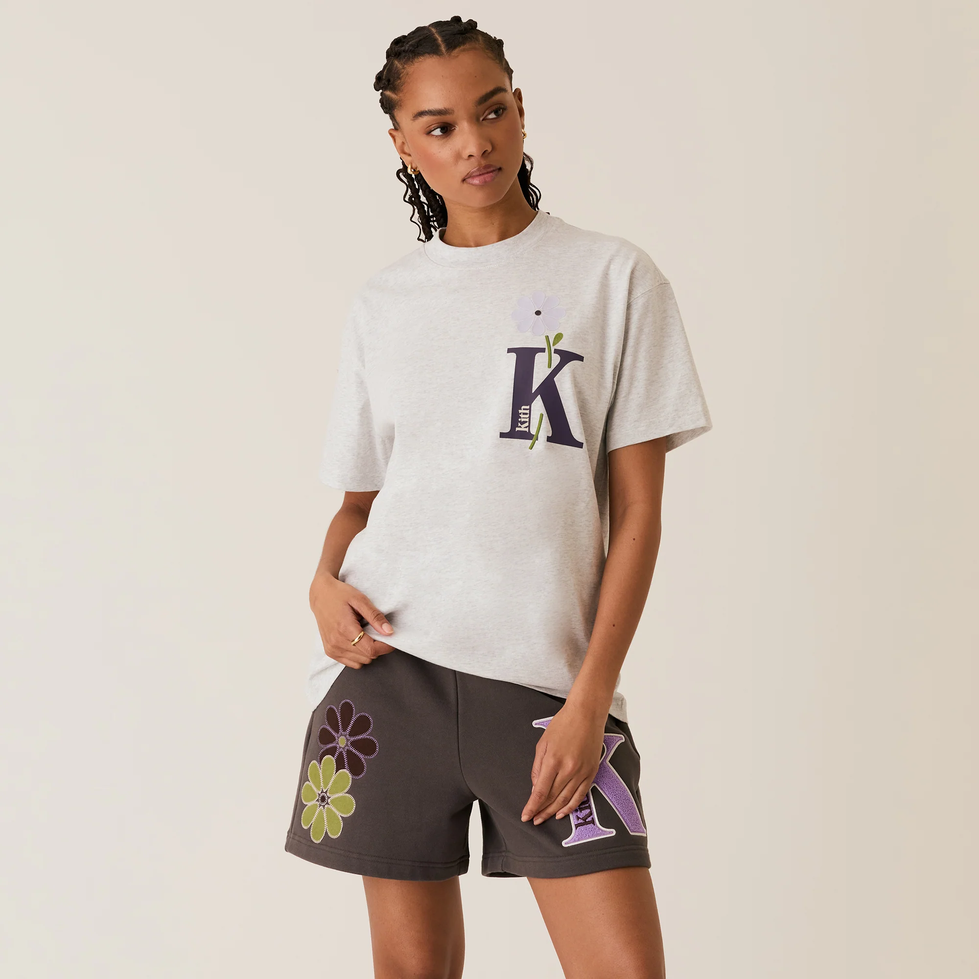 Kith Women Flocked Bouquet Vintage Tee