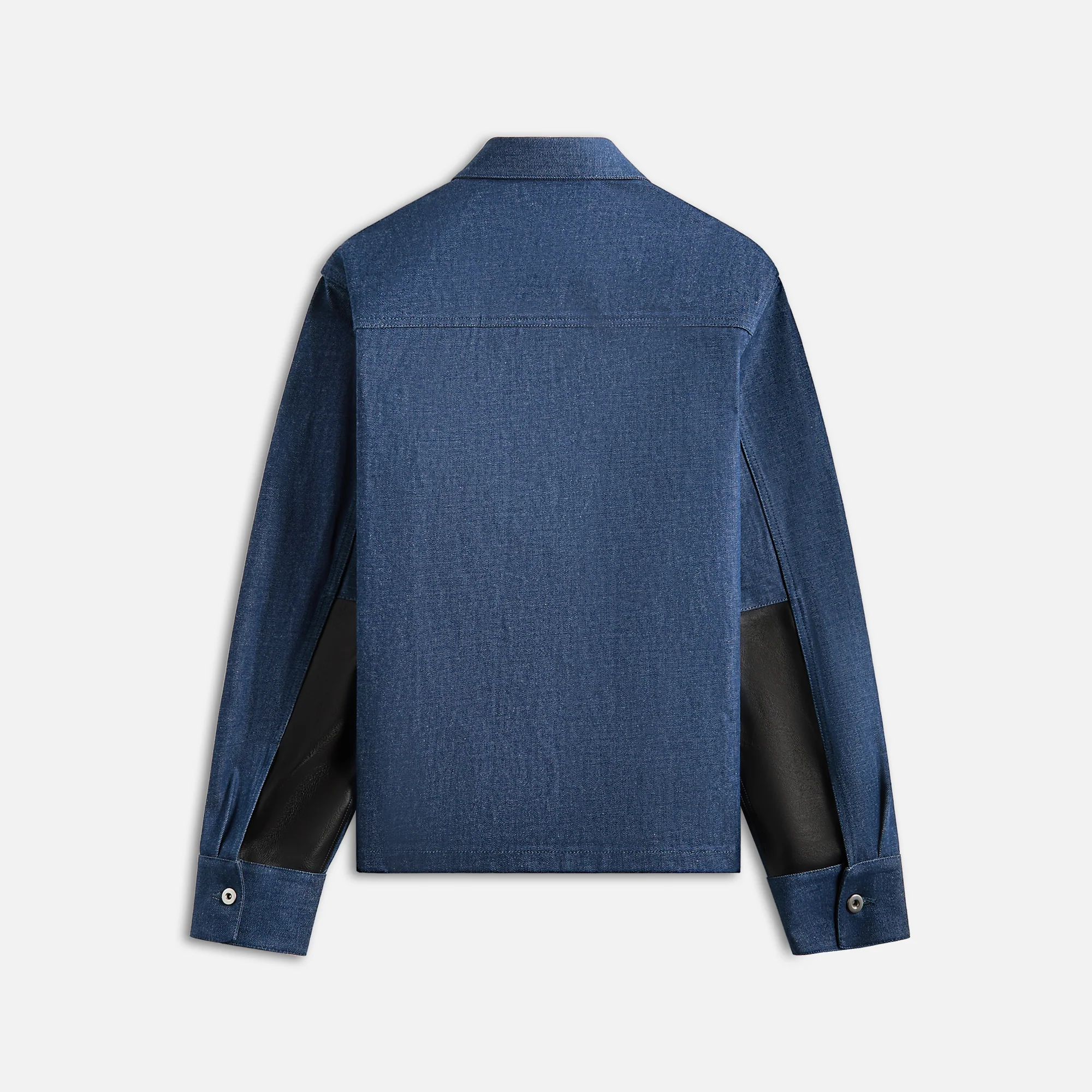 Textured Dry Cotton Denim Shirt