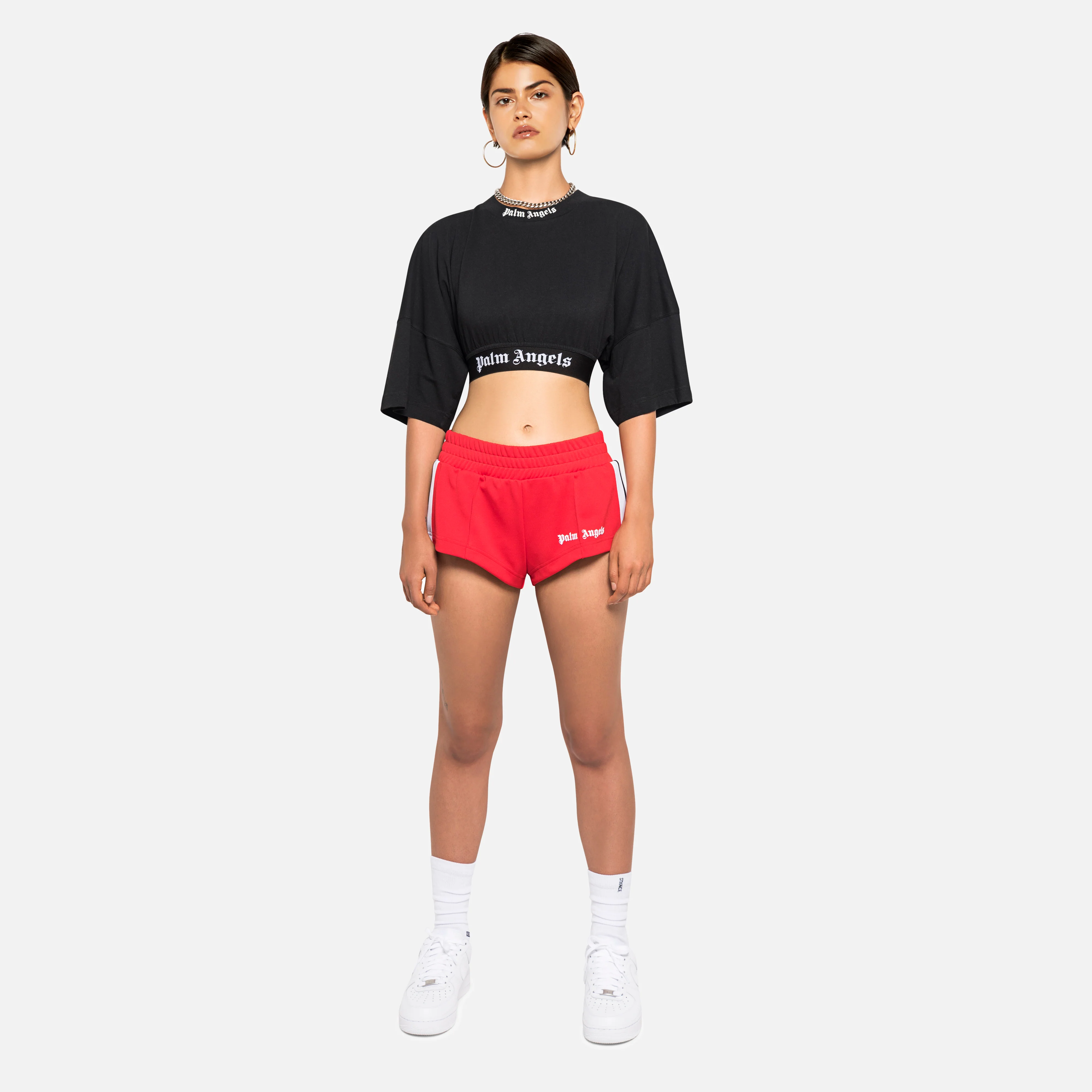 Precious Cropped Logo Over Tee