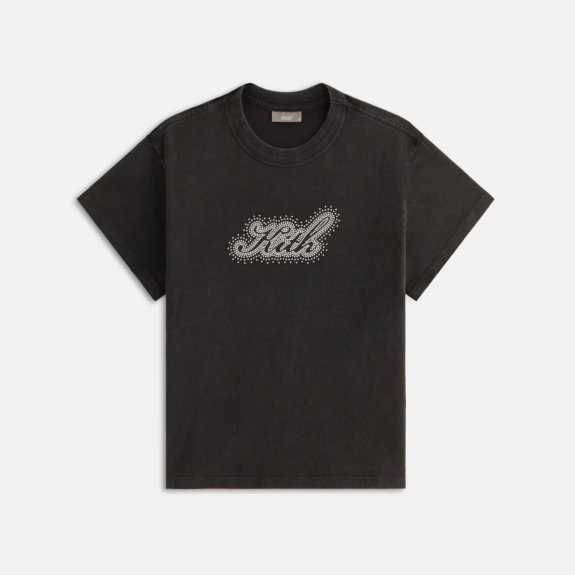 Kith Women Stud Logo Script Mulberry Vintage Tee