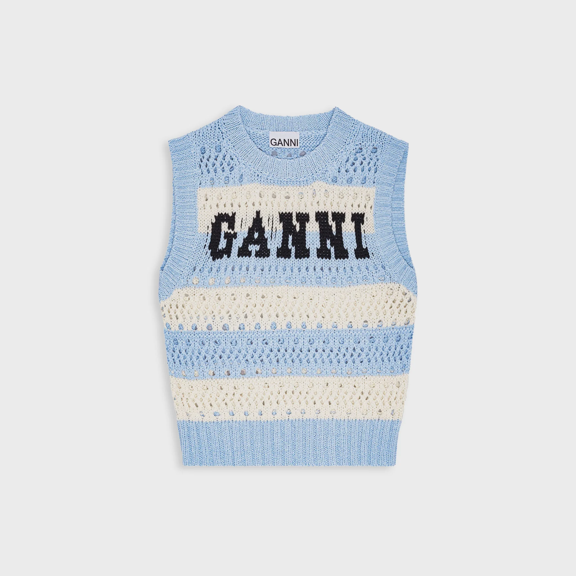 Cotton Mix Striped Vest
