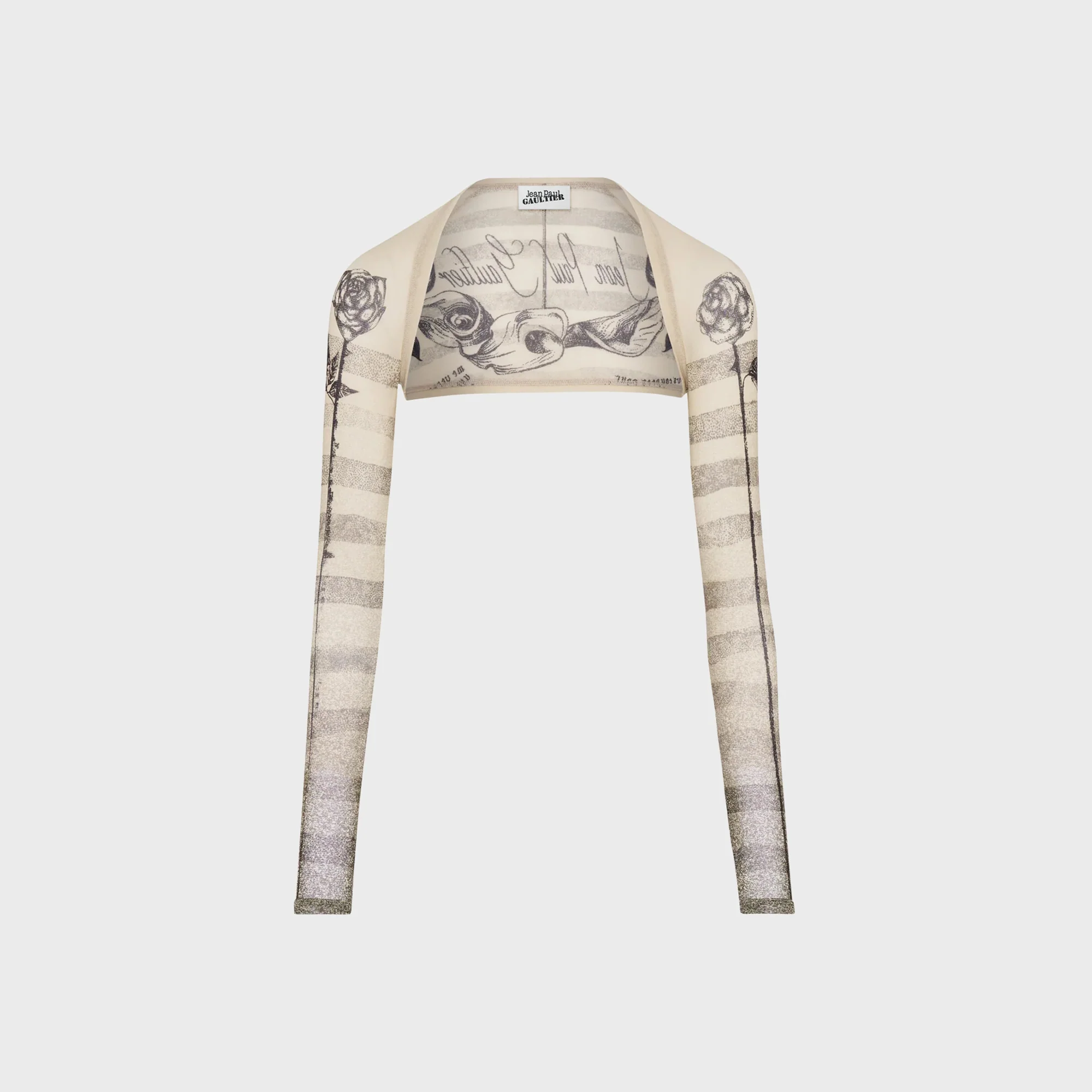 Mesh Sleeves Printed Tattoo MariniÃÂ¨re