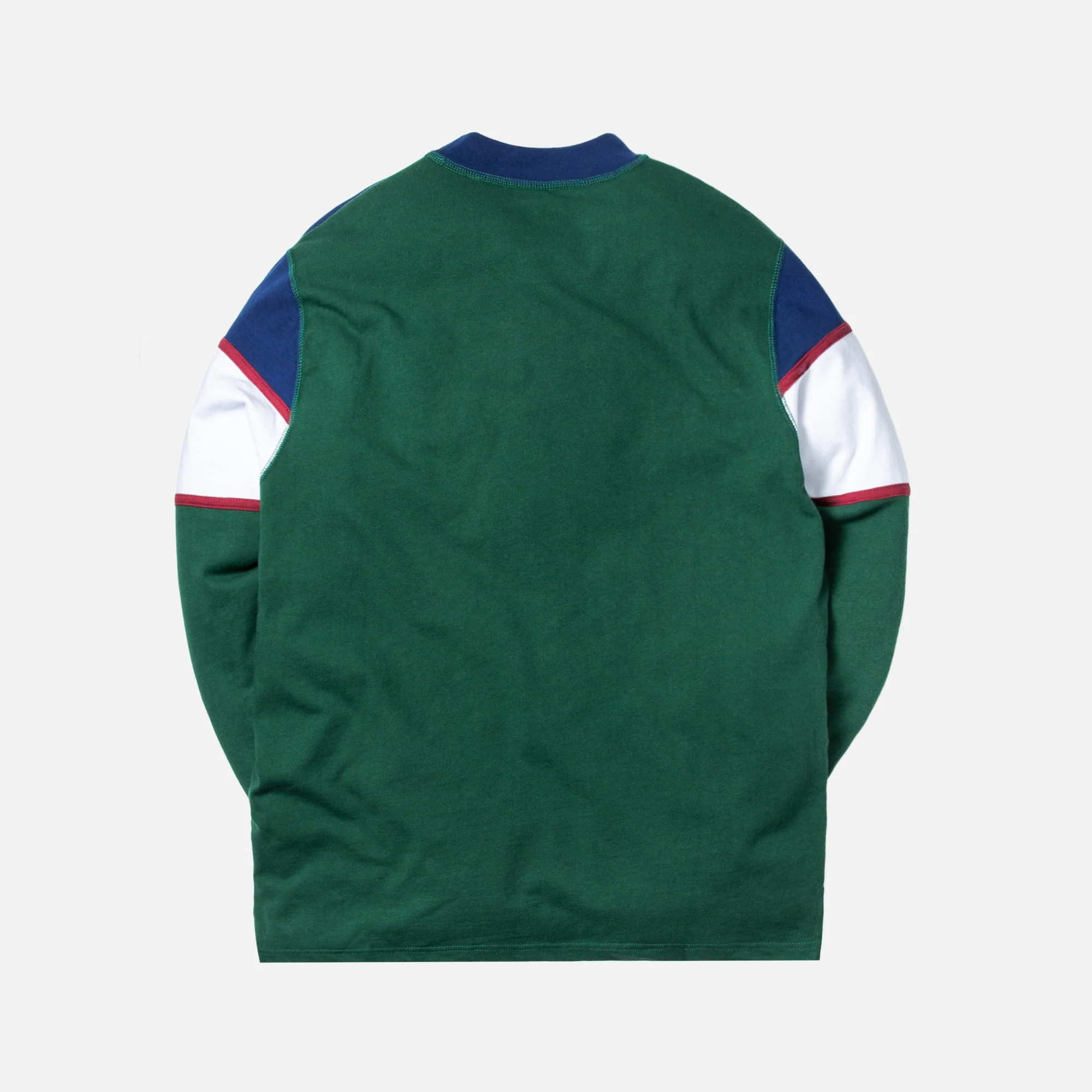 Color Blocked Logo Crewneck