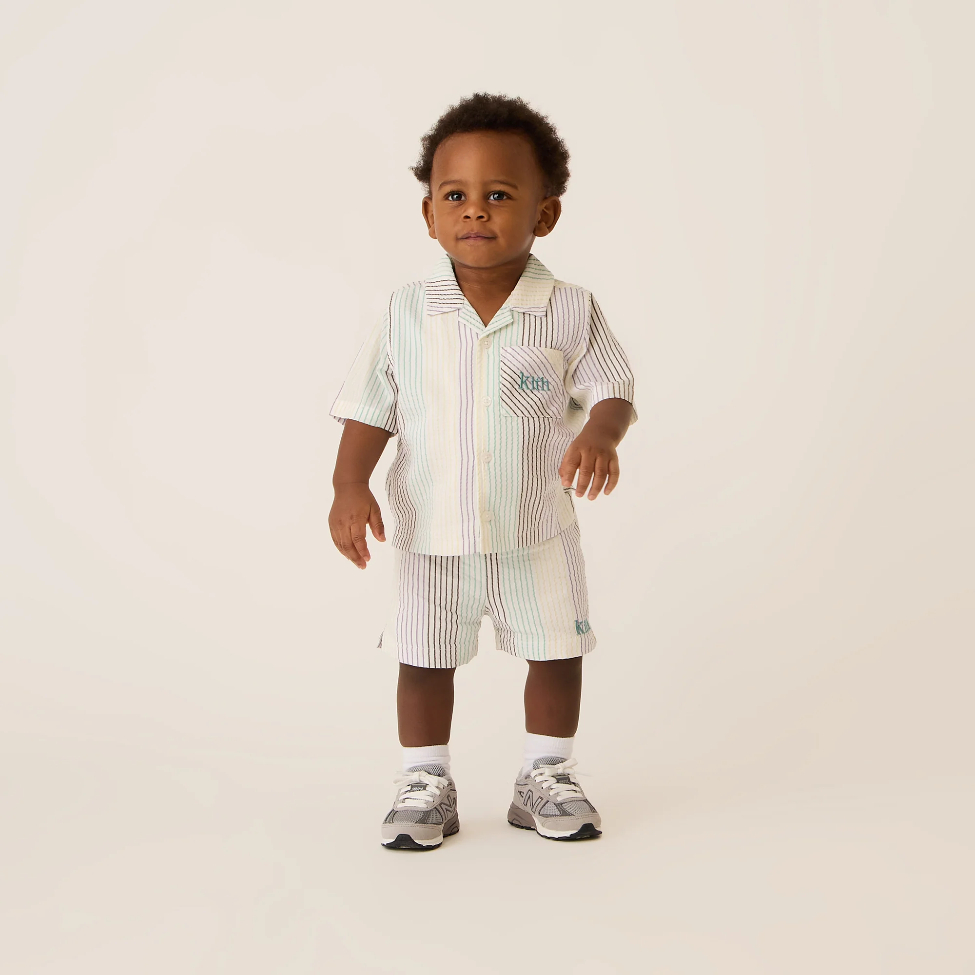 Kith Baby Striped Thompson Camp Short