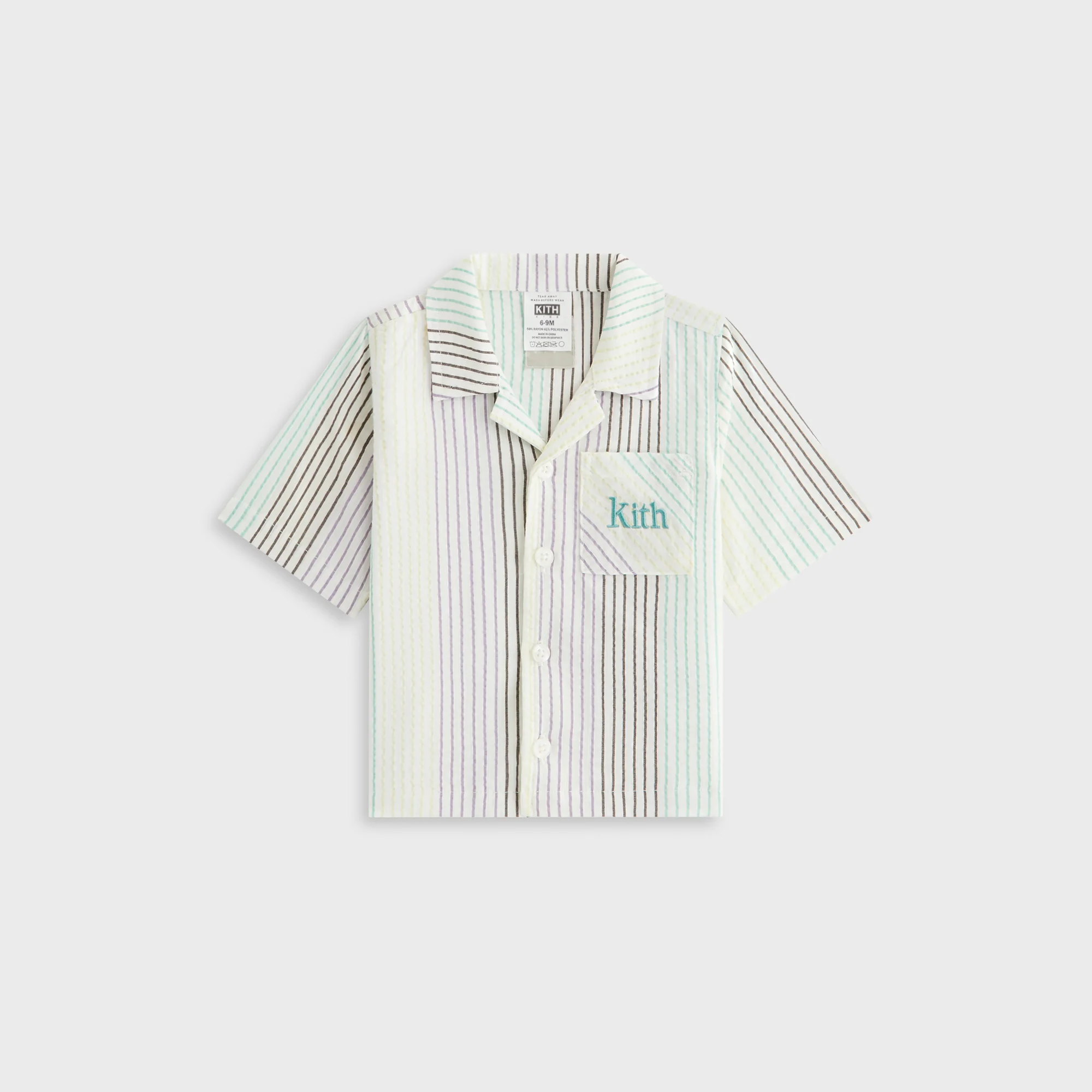 Kith Baby Striped Thompson Camp Shirt