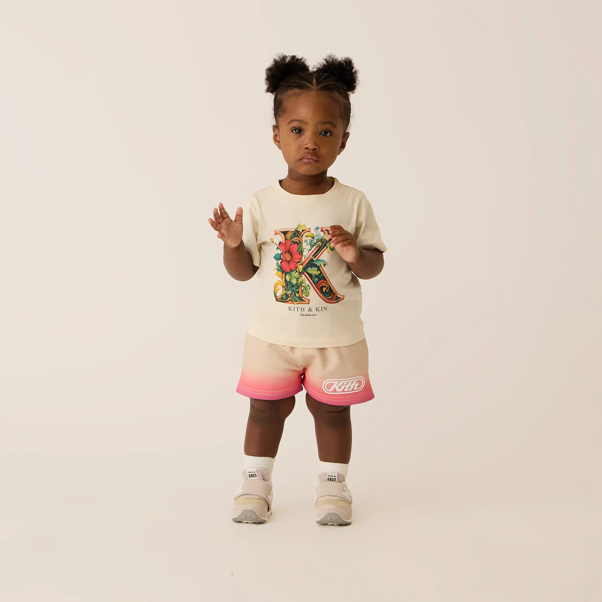 Kith Baby Floral K Tee