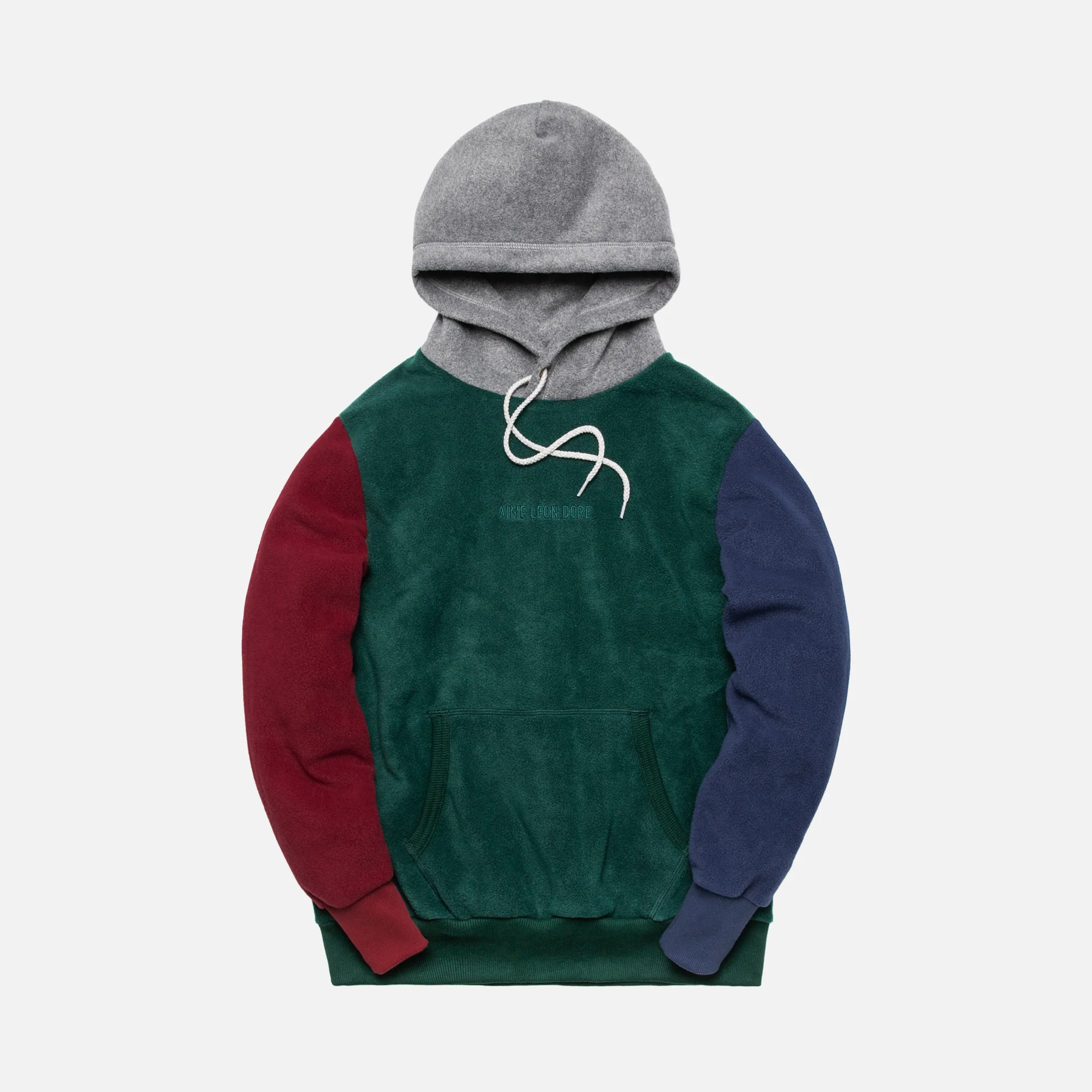 Polar Fleece Blocked Hoodie