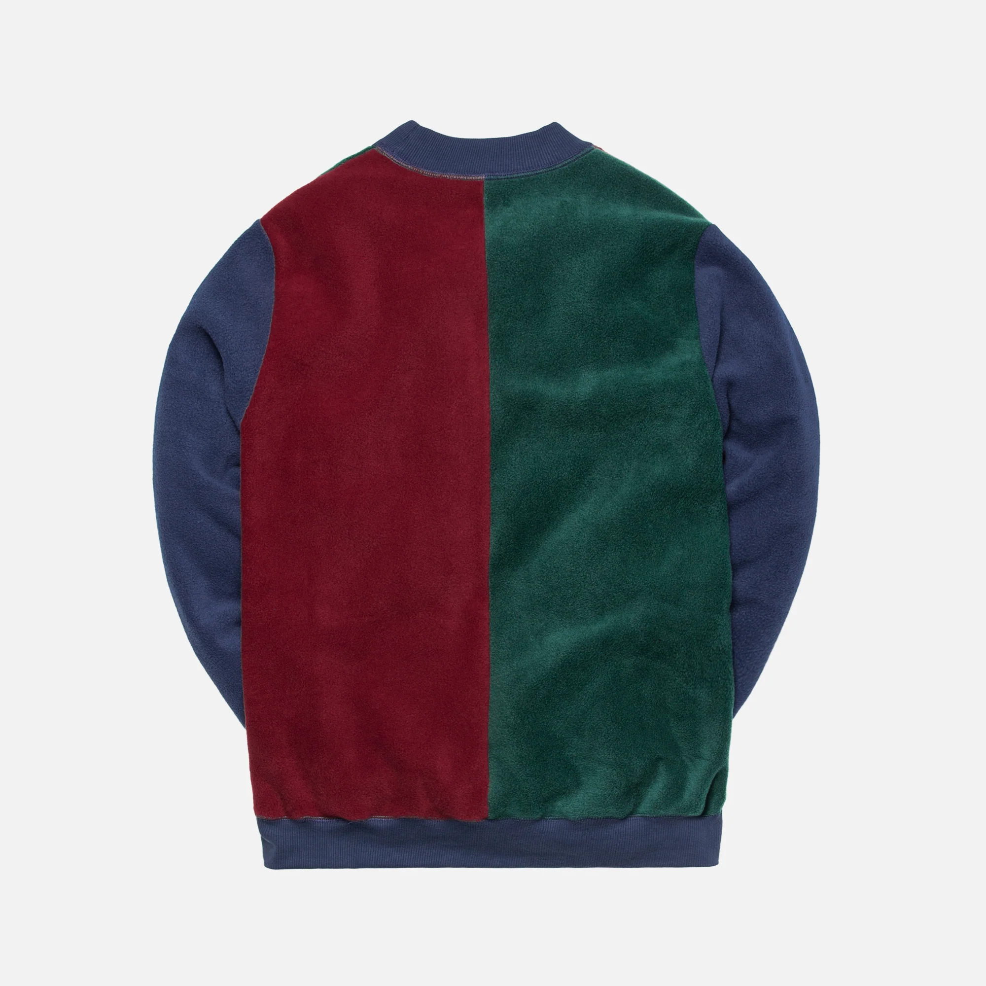Polar Fleece Blocked Crewneck
