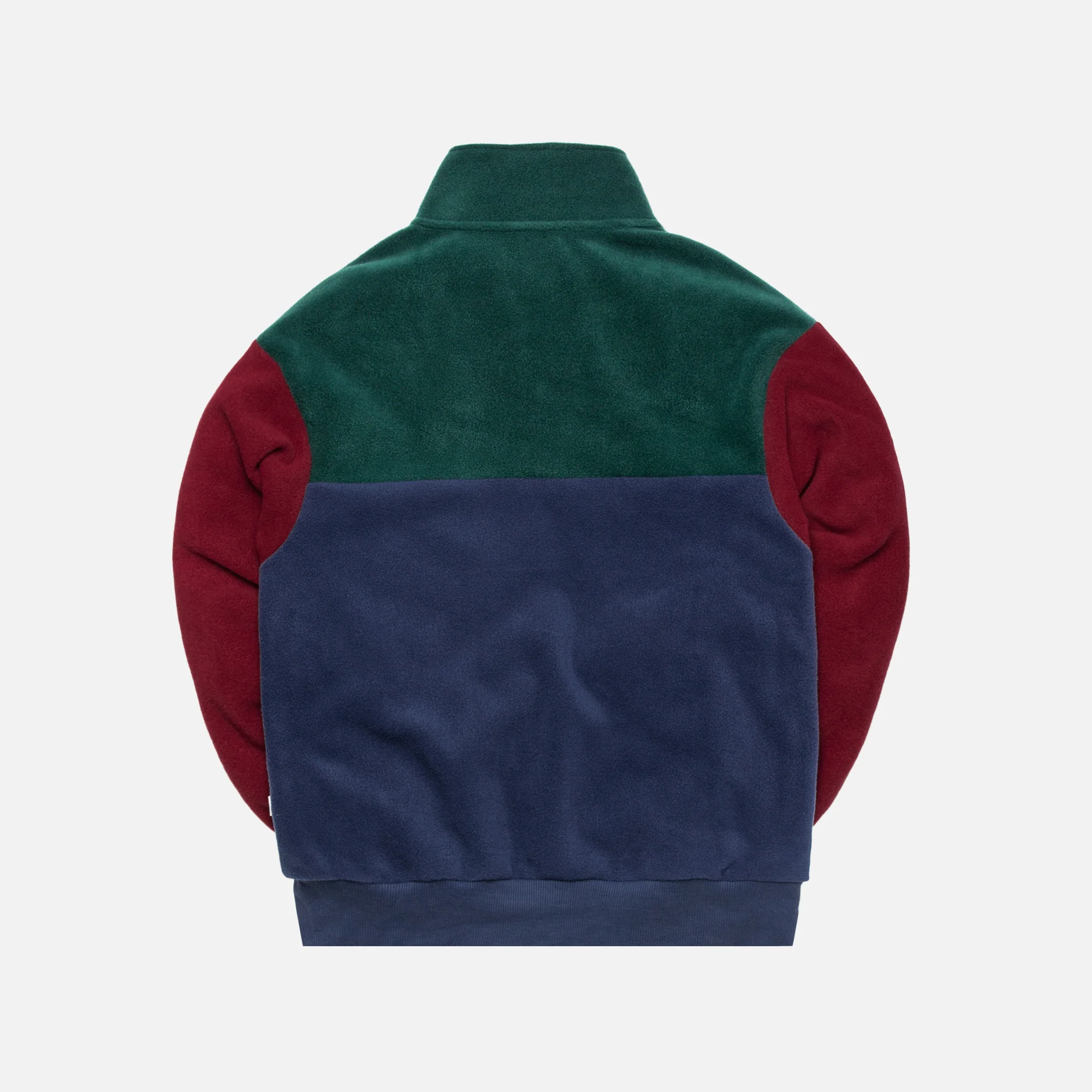 Polar Fleece Blocked Zip-Up Jacket