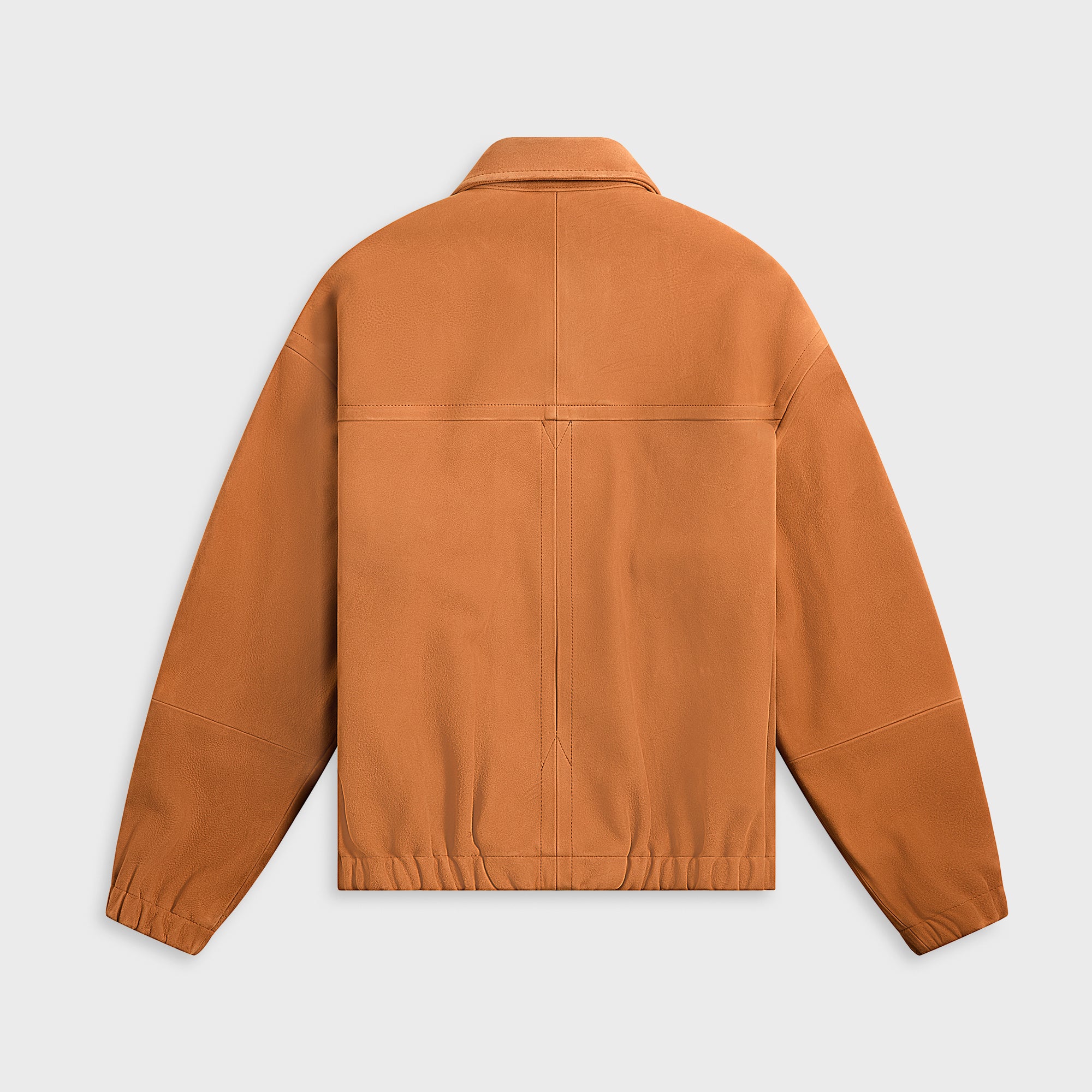 Lamb Suede Zip Blouson