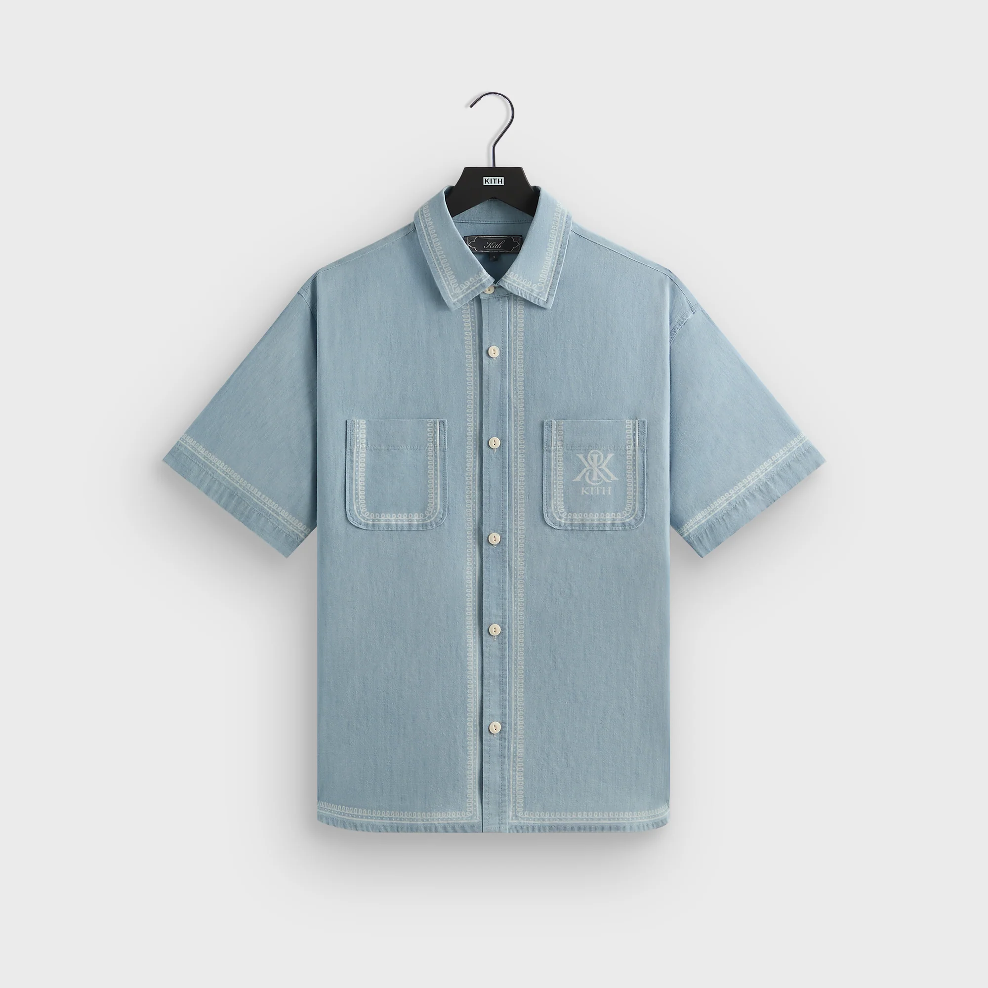 Kith Chambray Paxton Short Sleeve Buttondown