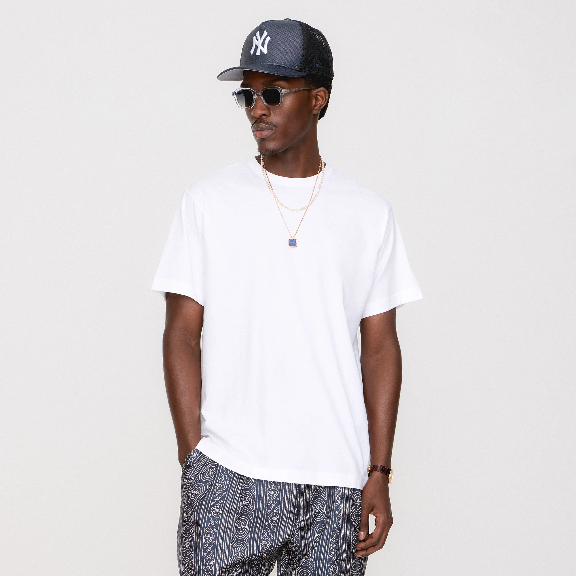 &Kin Pima Jersey Short Sleeve Heathrow Tee