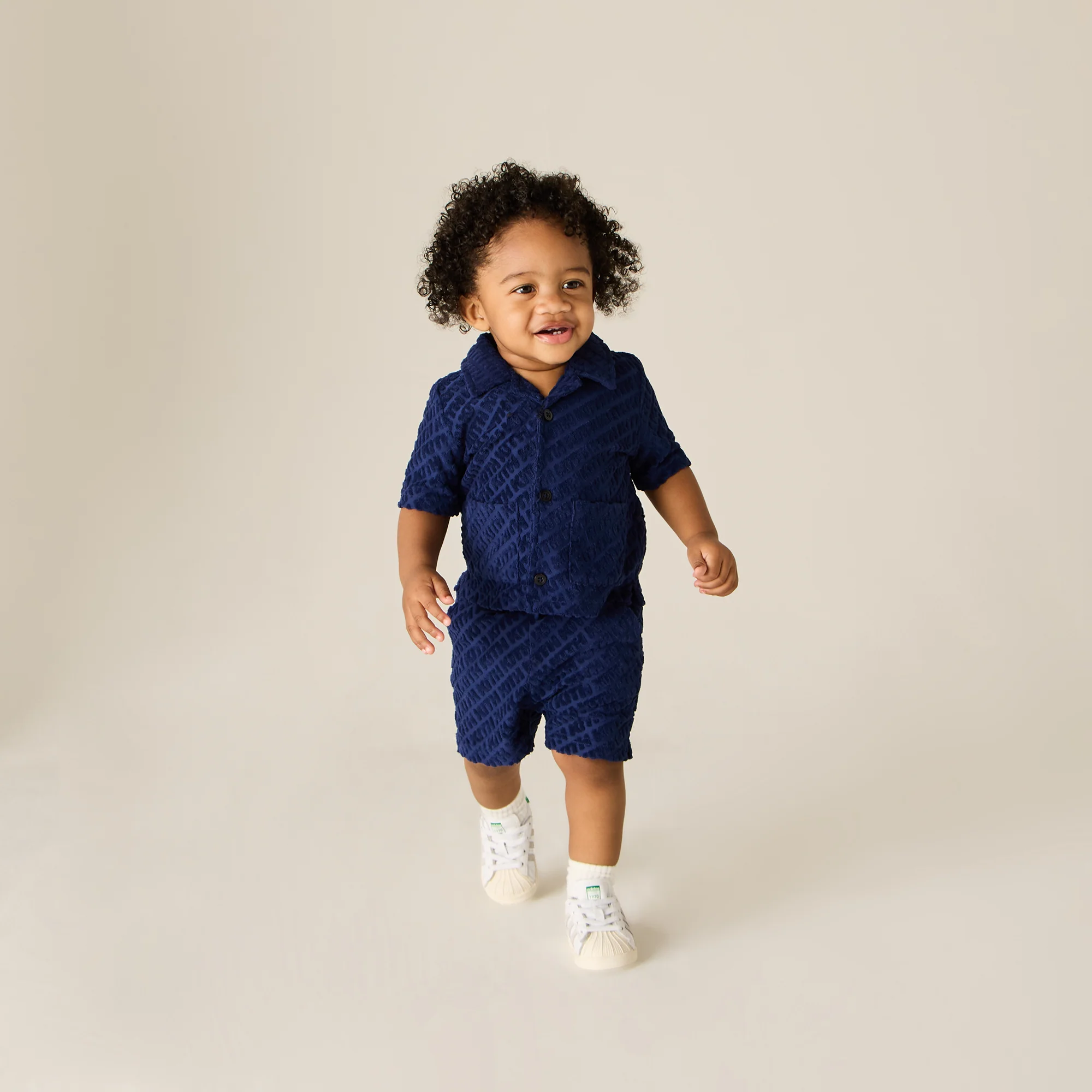Kith Baby Monogram Terry Camp Short