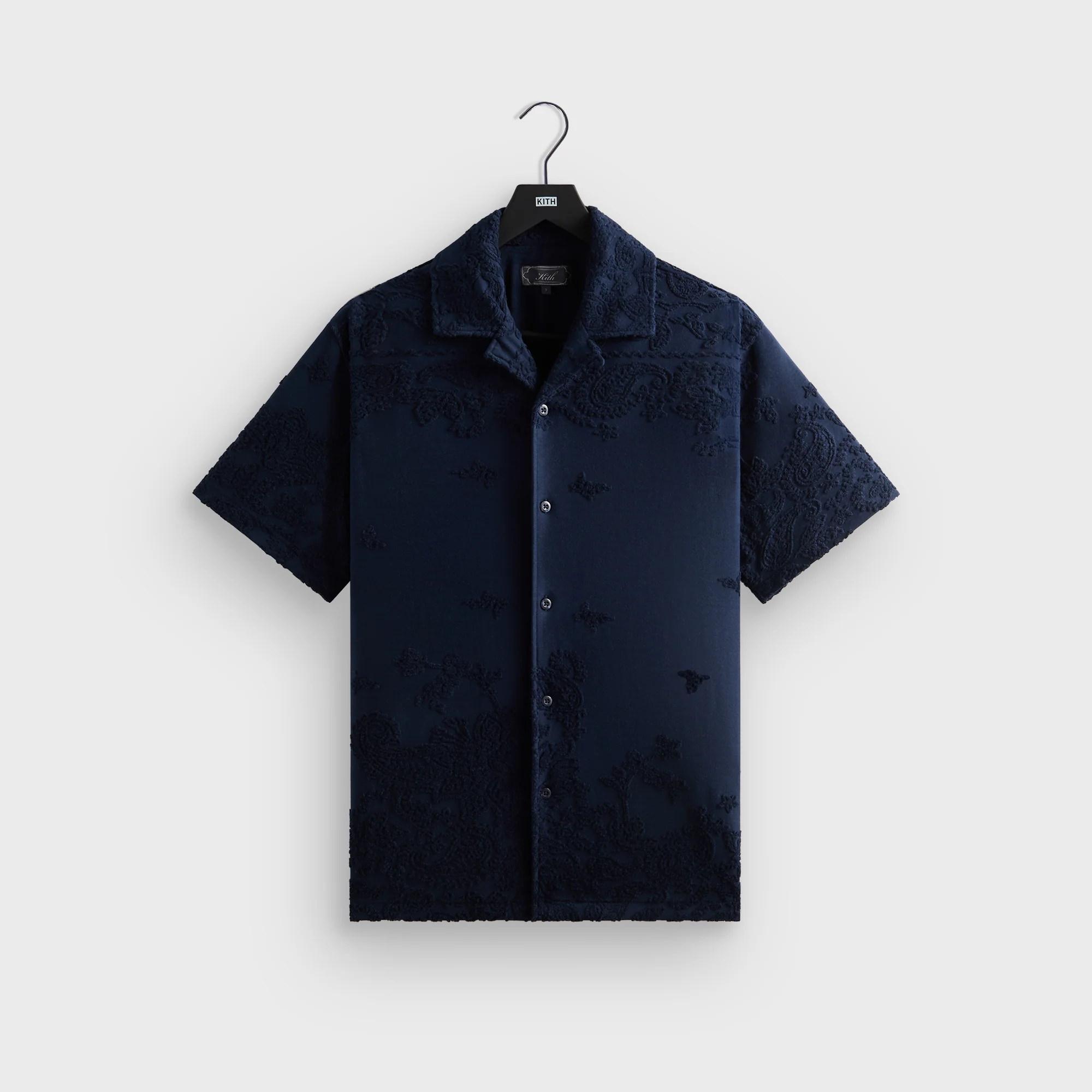 Kith Bandana Micro Terry Thompson Camp Collar Shirt